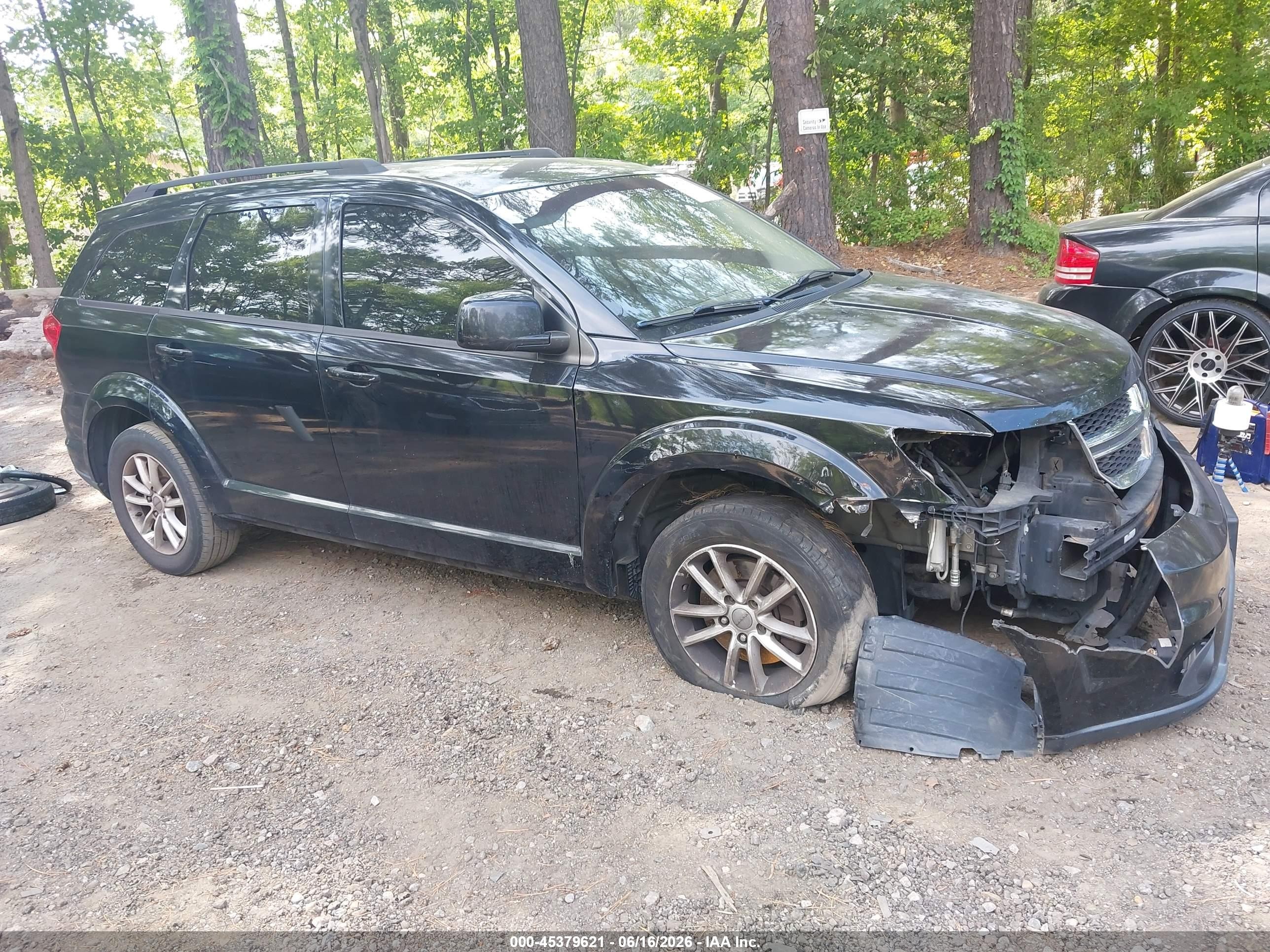 2015 Dodge Journey Sxt Black vin: 3C4PDCBG0FT524792
