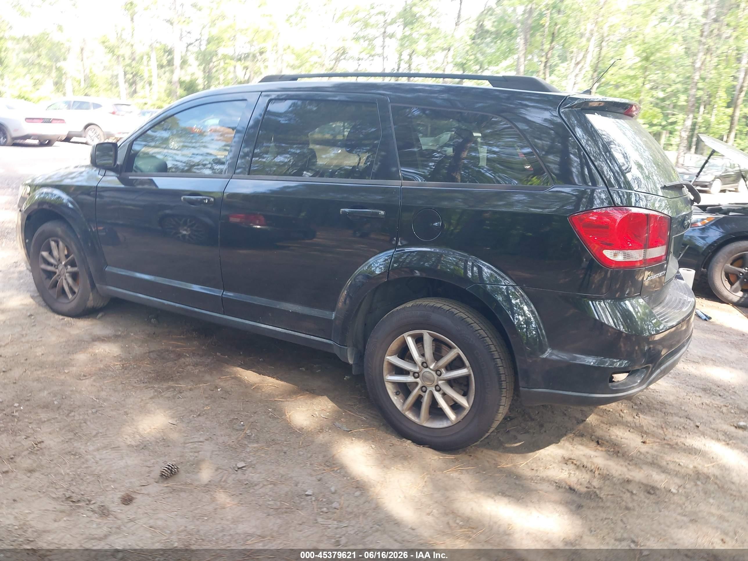 2015 Dodge Journey Sxt Black vin: 3C4PDCBG0FT524792