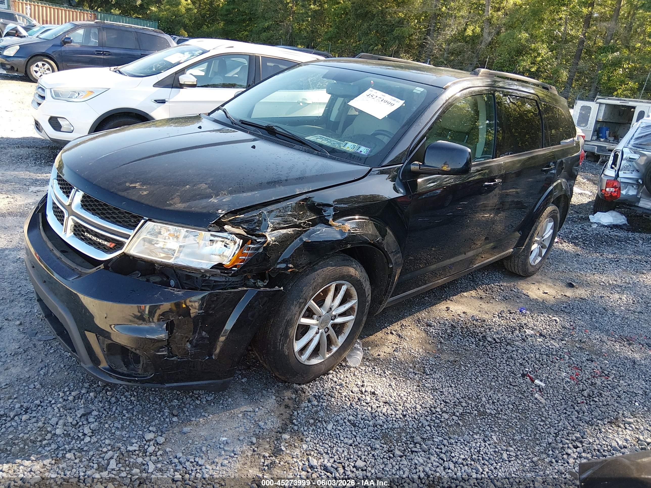 2015 Dodge Journey Sxt Black vin: 3C4PDCBG0FT569568