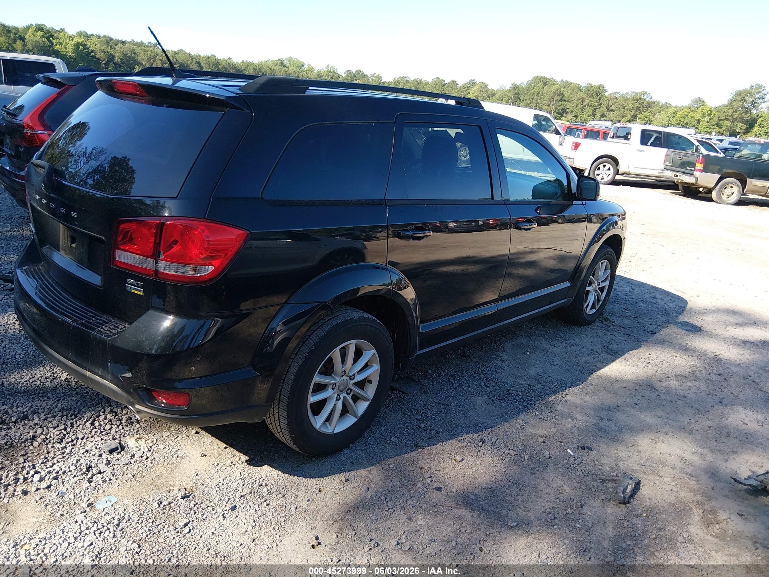 2015 Dodge Journey Sxt Black vin: 3C4PDCBG0FT569568