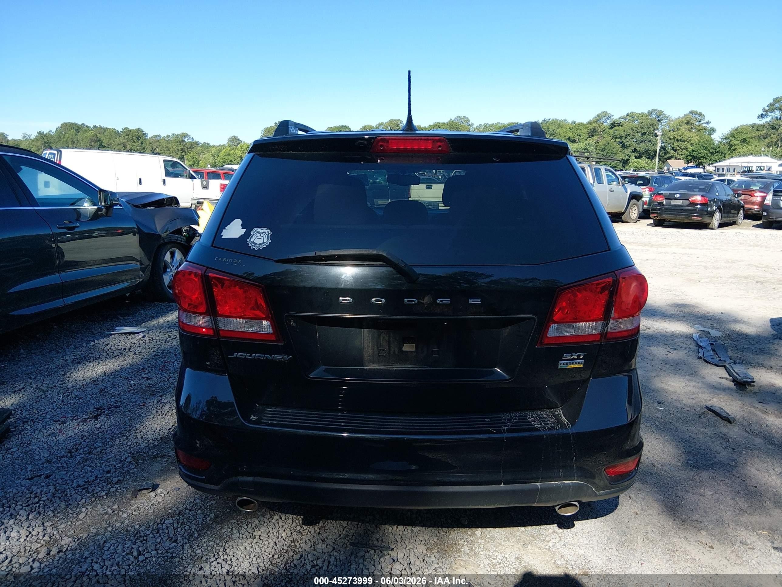 2015 Dodge Journey Sxt Black vin: 3C4PDCBG0FT569568