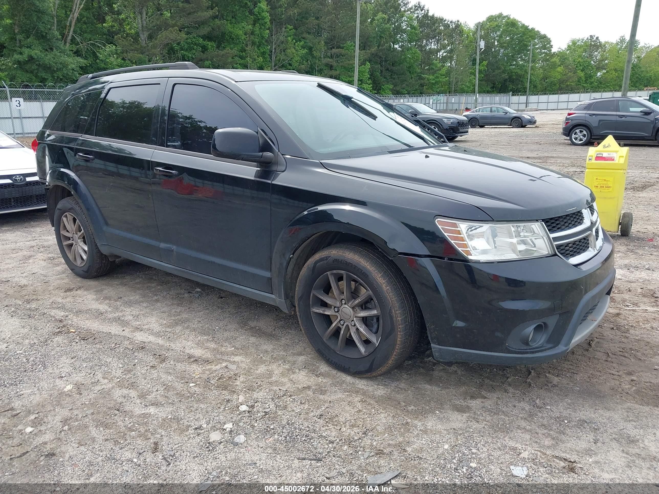2015 Dodge Journey Sxt Черный vin: 3C4PDCBG0FT610569