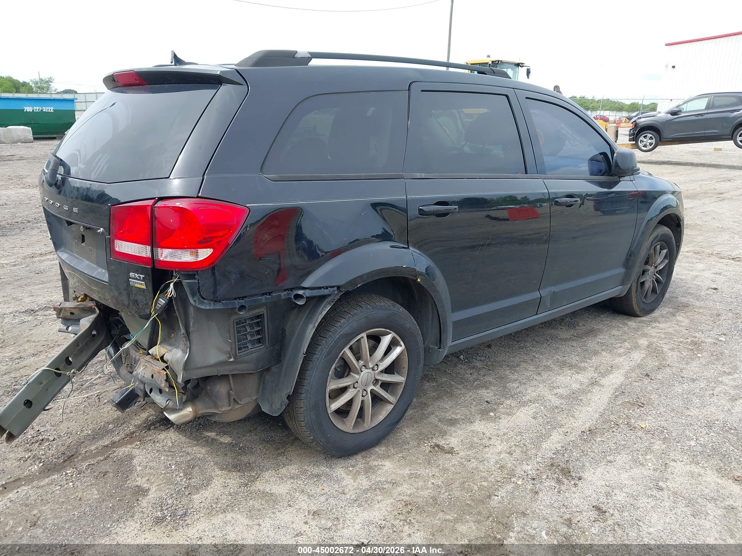 2015 Dodge Journey Sxt Черный vin: 3C4PDCBG0FT610569