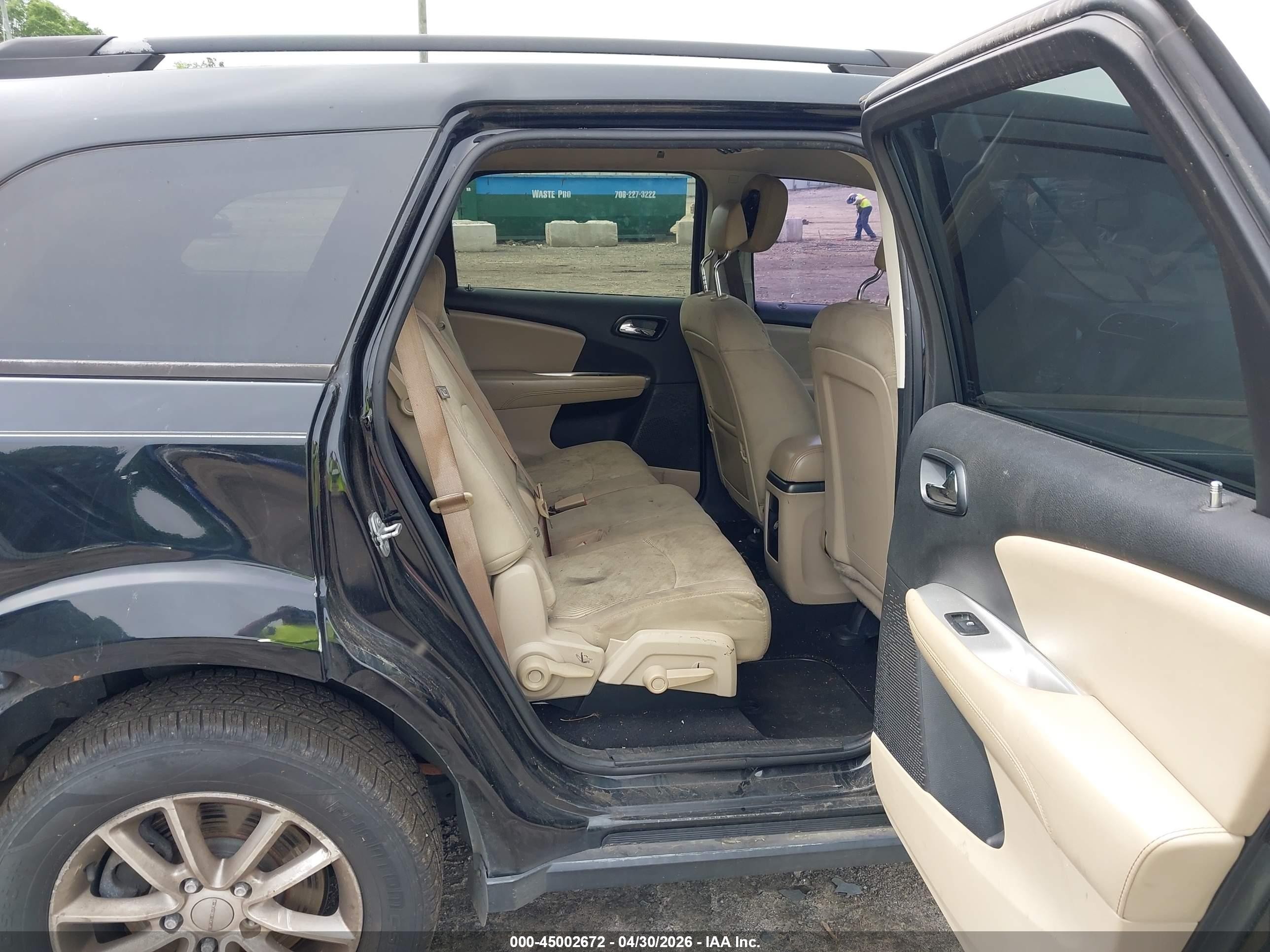 2015 Dodge Journey Sxt Черный vin: 3C4PDCBG0FT610569