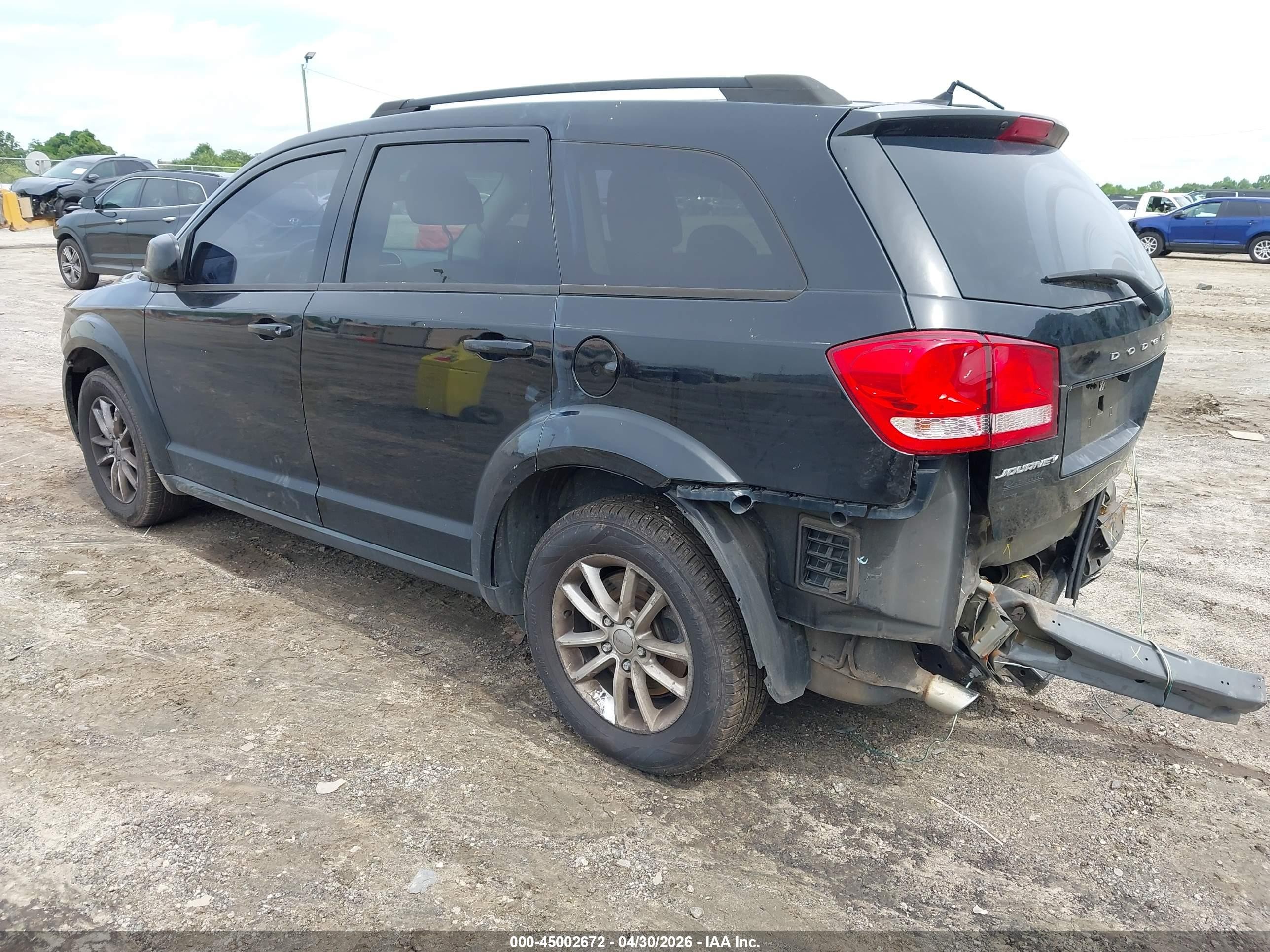 2015 Dodge Journey Sxt Черный vin: 3C4PDCBG0FT610569