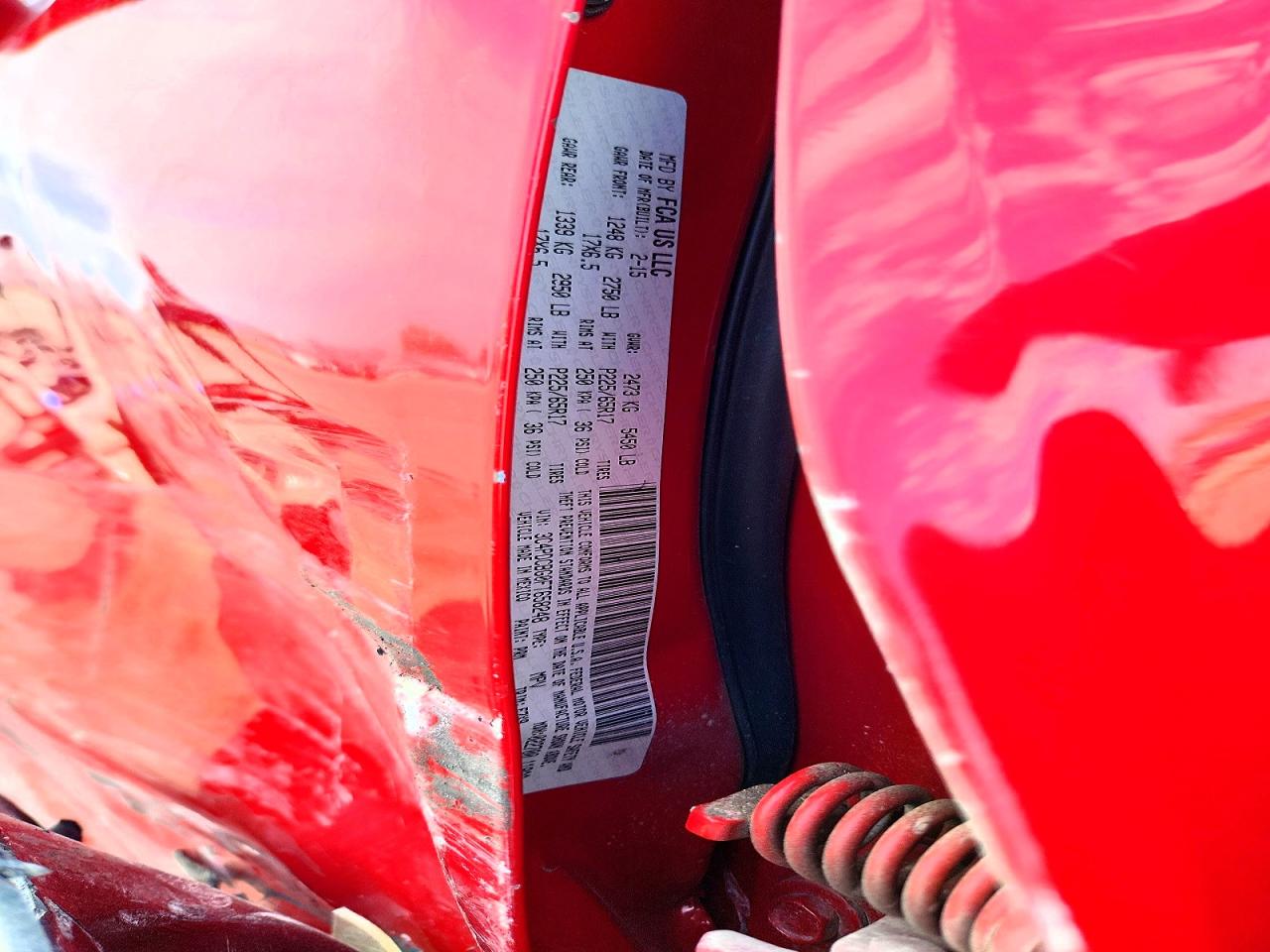 2015 Dodge Journey Sxt Red vin: 3C4PDCBG0FT658248