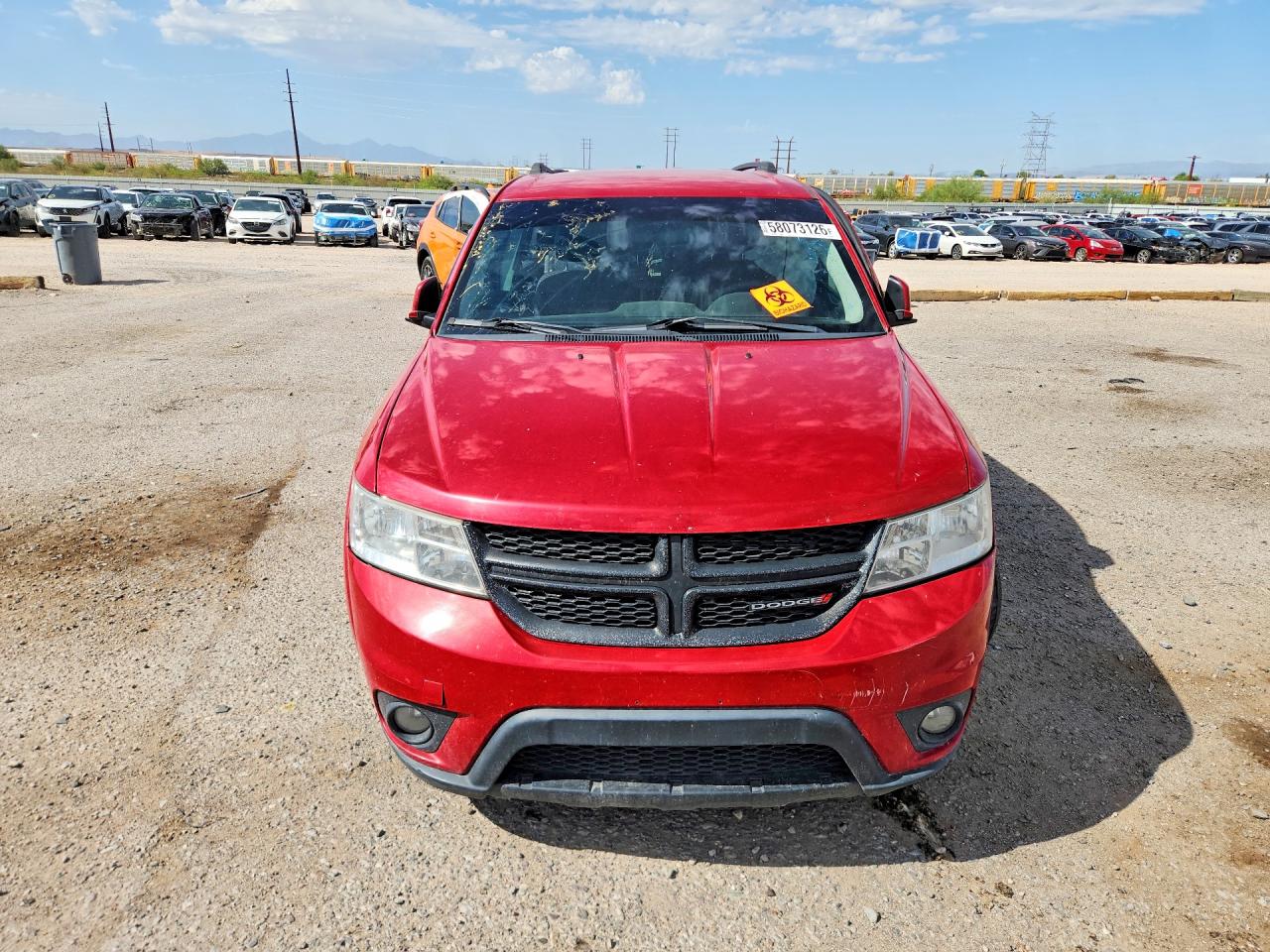2015 Dodge Journey Sxt Red vin: 3C4PDCBG0FT658248
