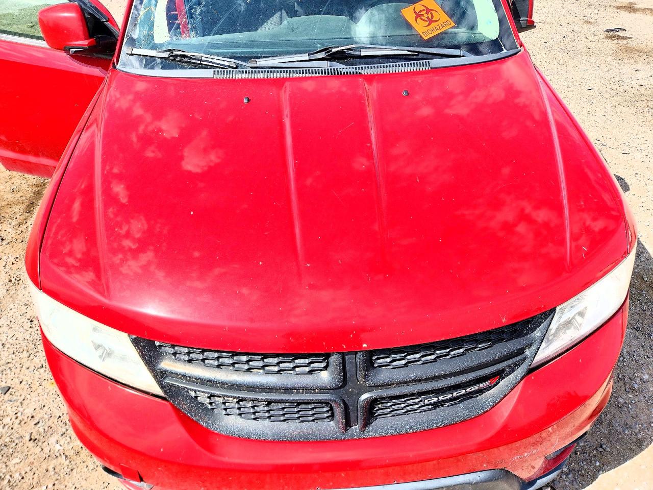 2015 Dodge Journey Sxt Red vin: 3C4PDCBG0FT658248