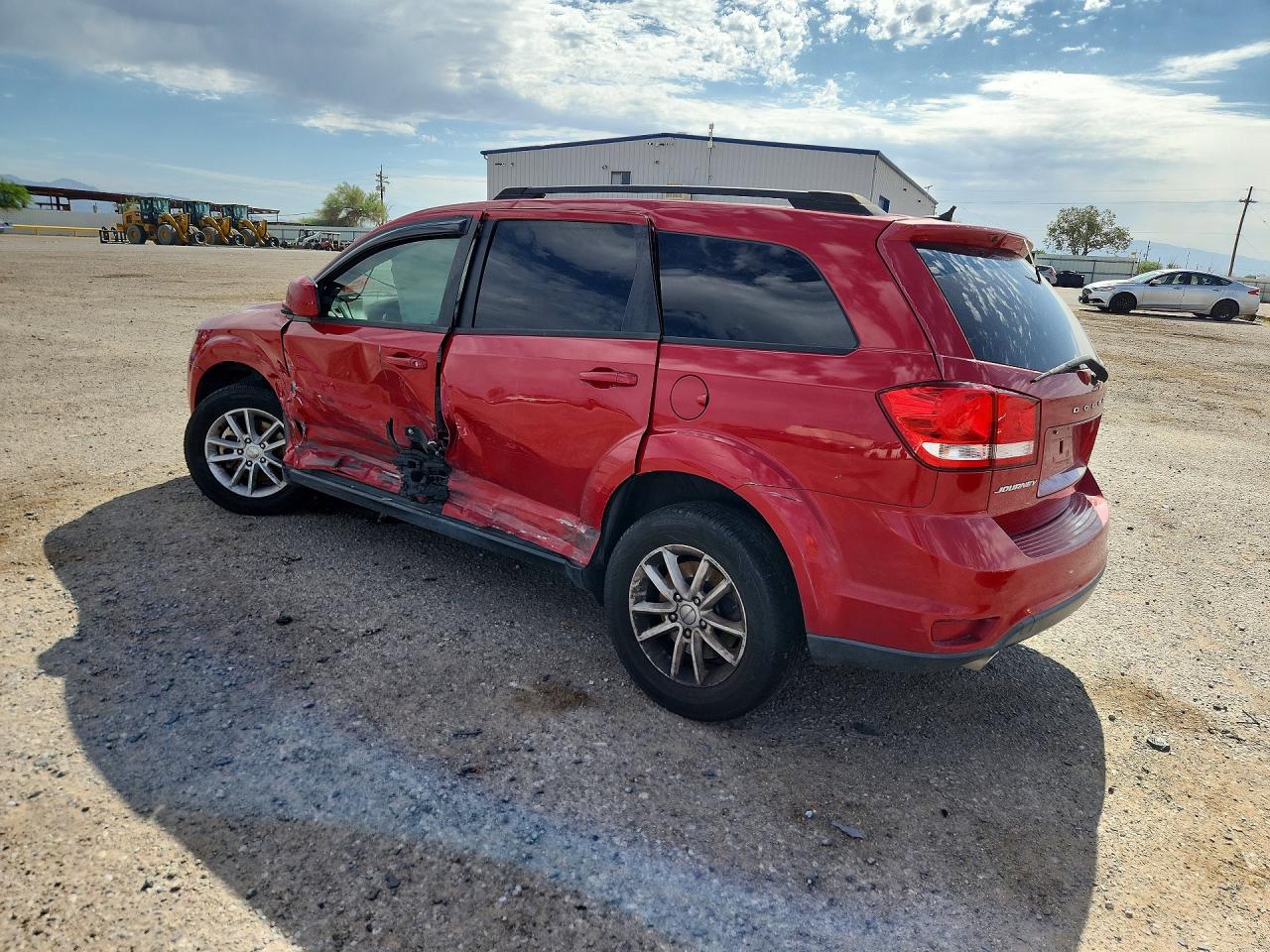 2015 Dodge Journey Sxt Red vin: 3C4PDCBG0FT658248
