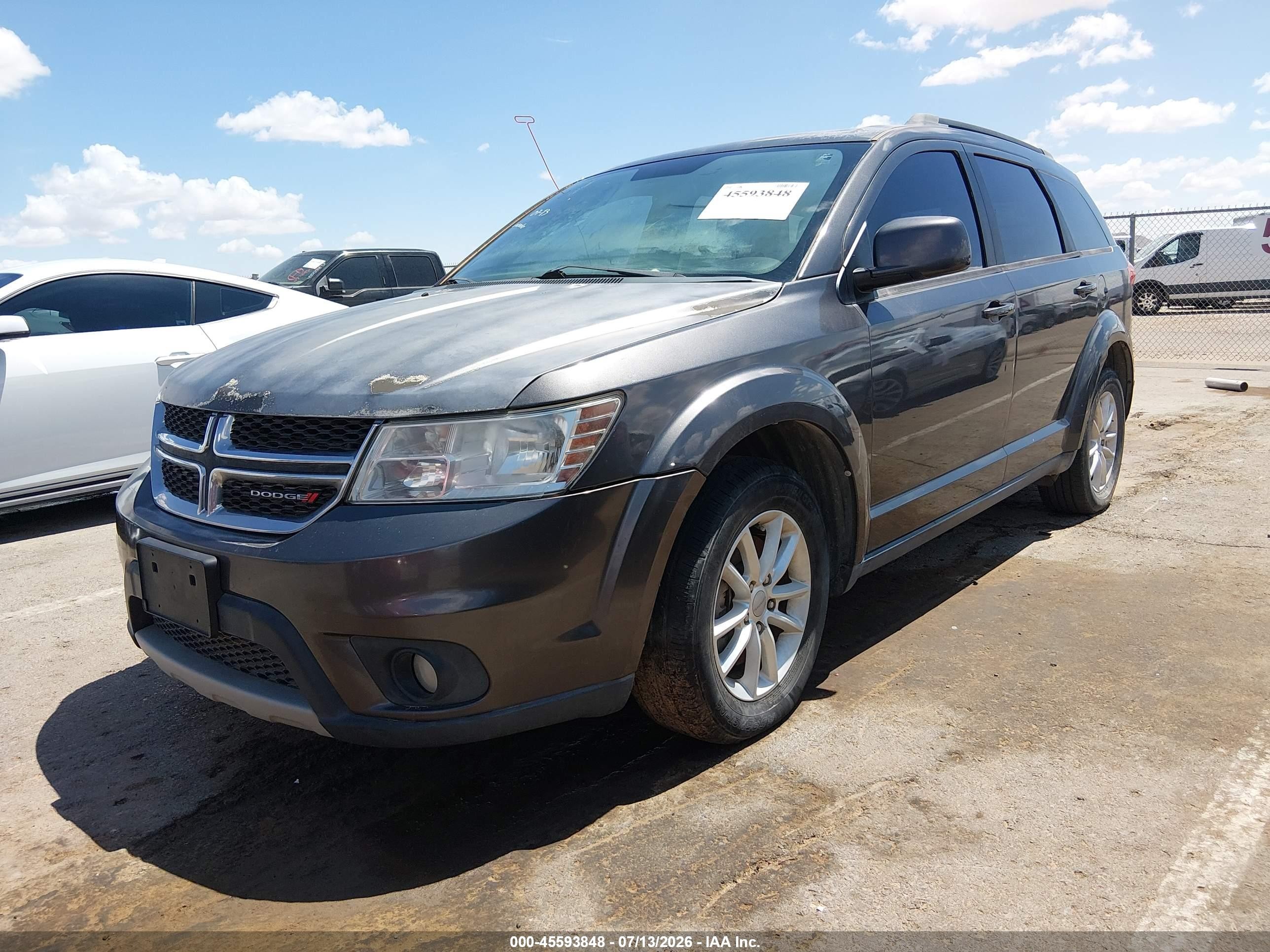 2015 Dodge Journey Sxt Gray vin: 3C4PDCBG0FT696613