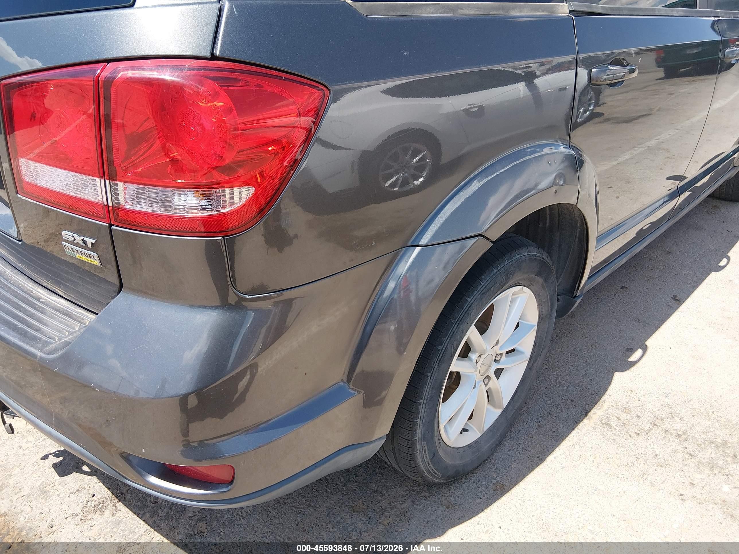 2015 Dodge Journey Sxt Gray vin: 3C4PDCBG0FT696613
