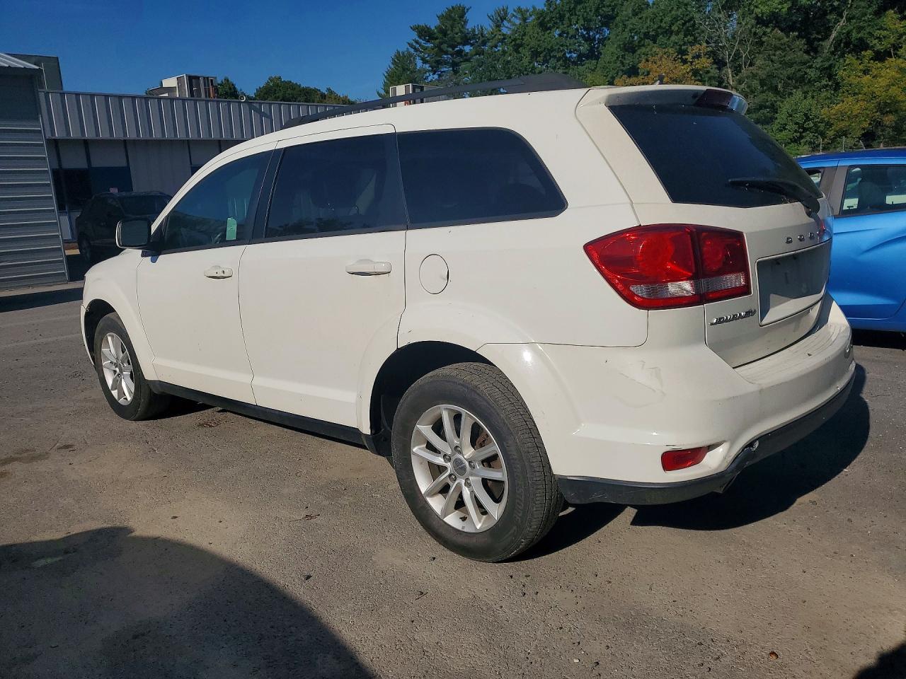 2015 Dodge Journey Sxt White vin: 3C4PDCBG0FT742845