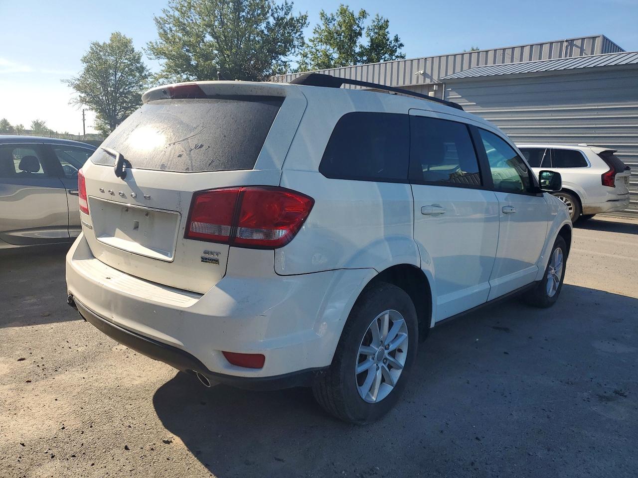 2015 Dodge Journey Sxt White vin: 3C4PDCBG0FT742845