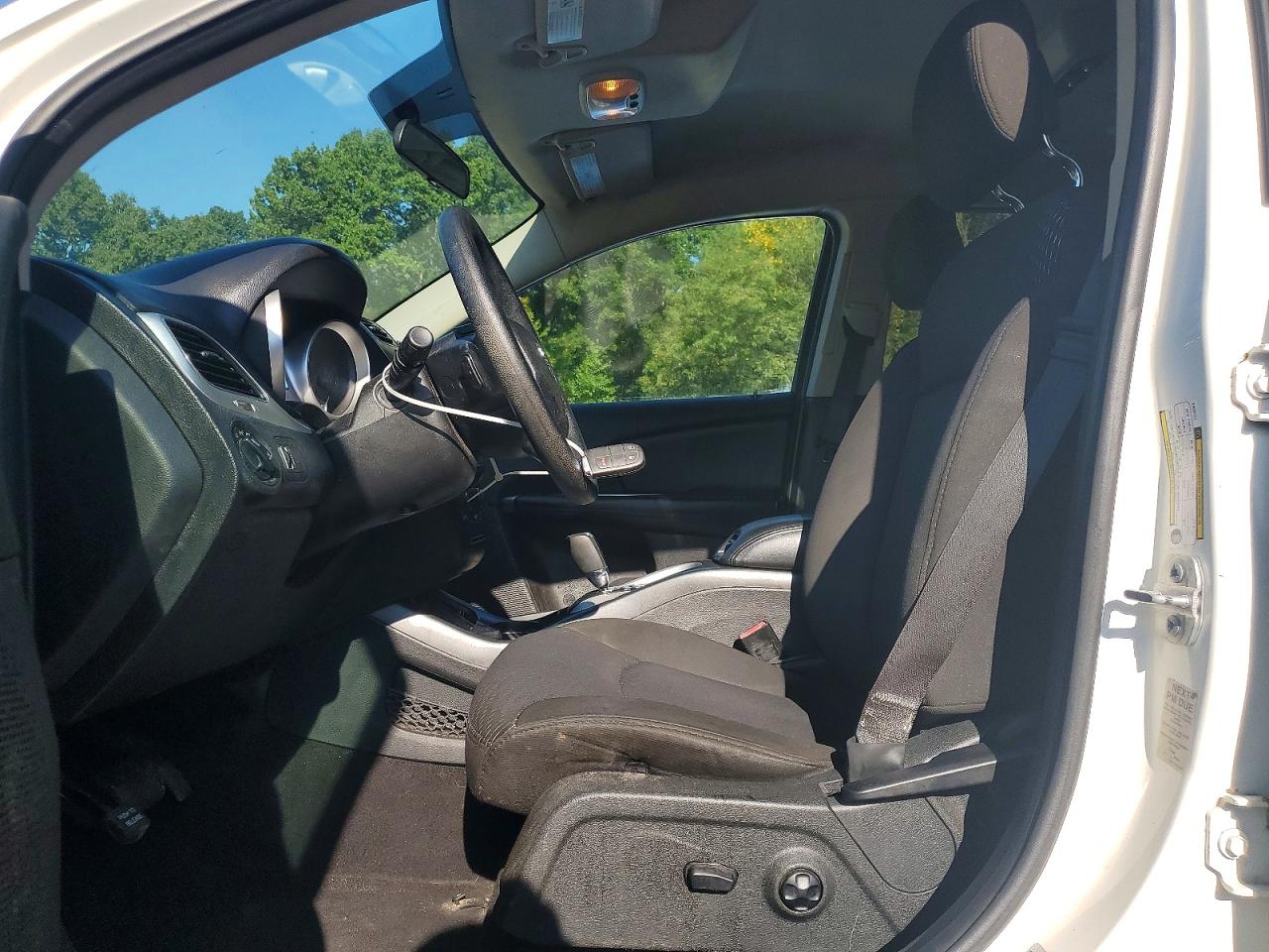 2015 Dodge Journey Sxt White vin: 3C4PDCBG0FT742845