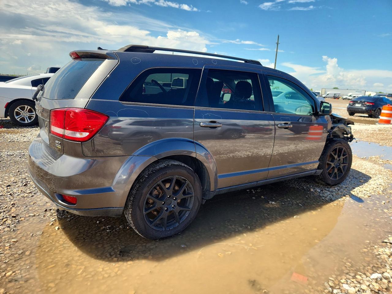 2015 Dodge Journey Sxt Gray vin: 3C4PDCBG0FT754722