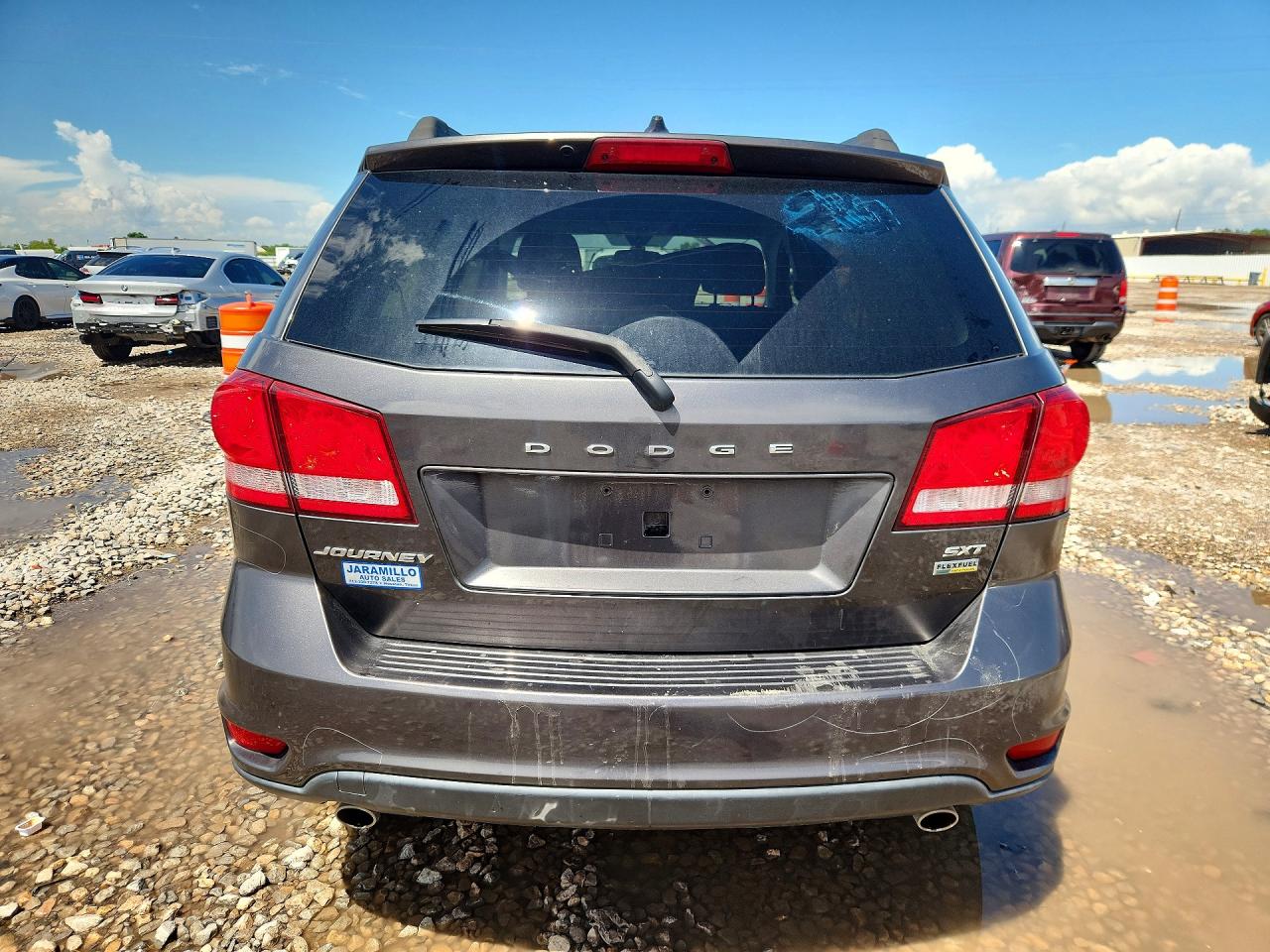 2015 Dodge Journey Sxt Gray vin: 3C4PDCBG0FT754722