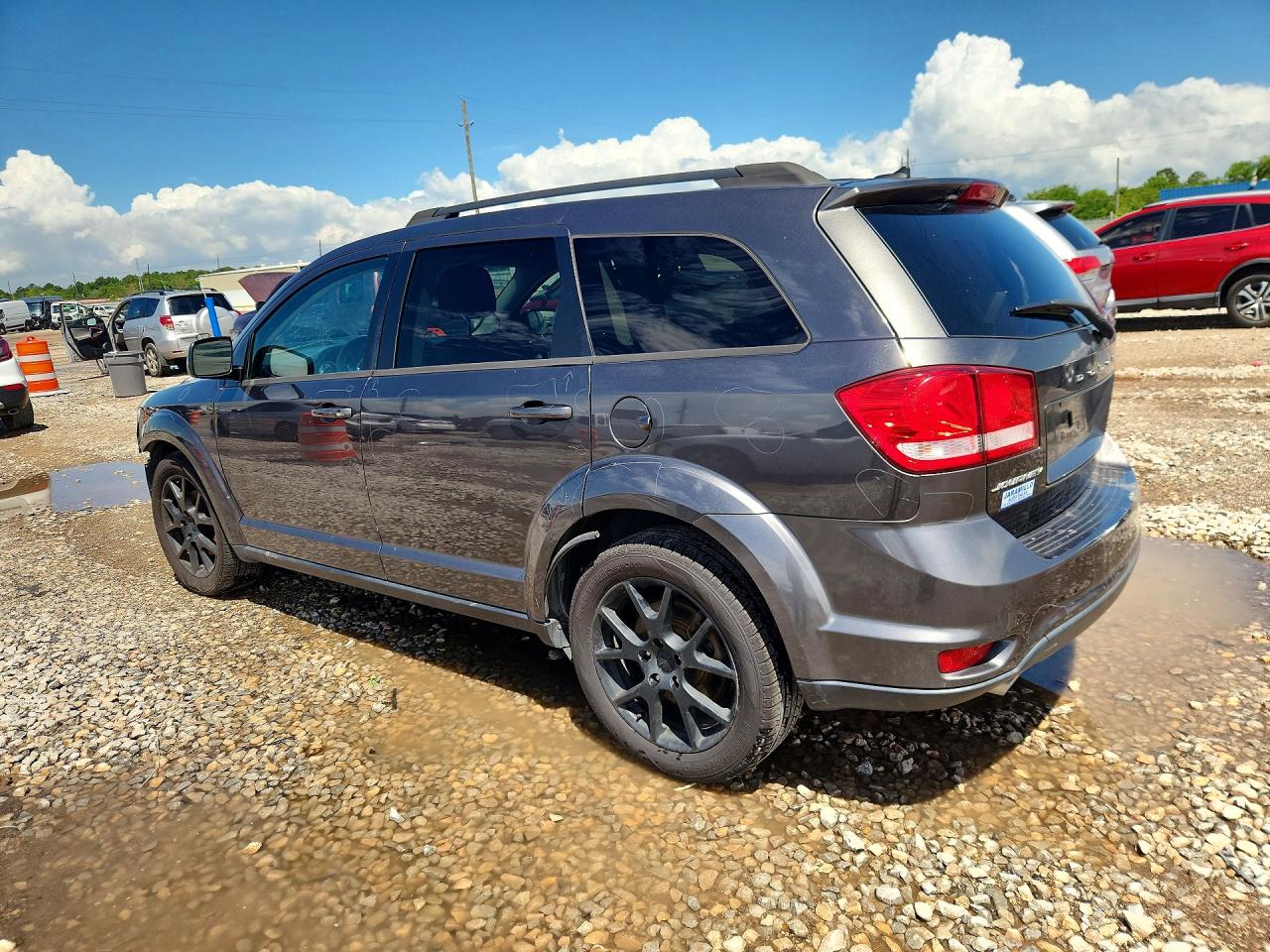 2015 Dodge Journey Sxt Gray vin: 3C4PDCBG0FT754722