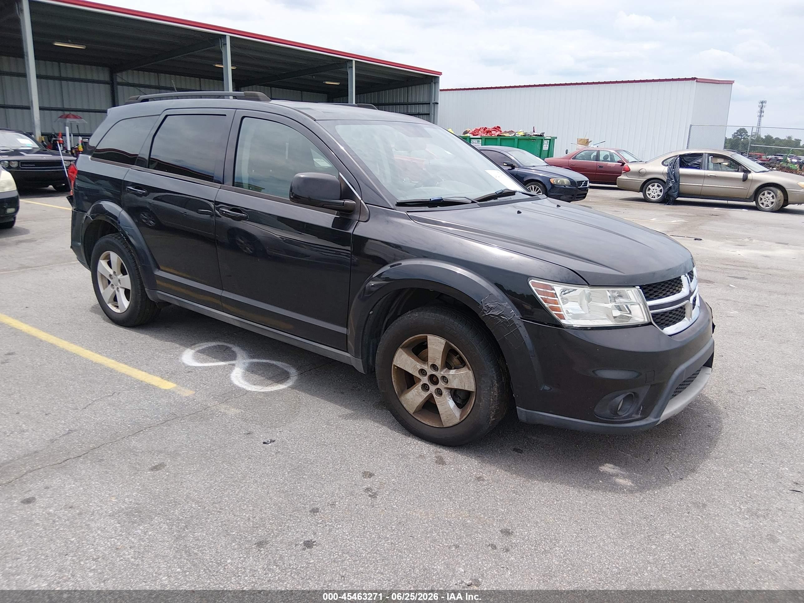 2012 Dodge Journey Sxt Черный vin: 3C4PDCBG1CT199713
