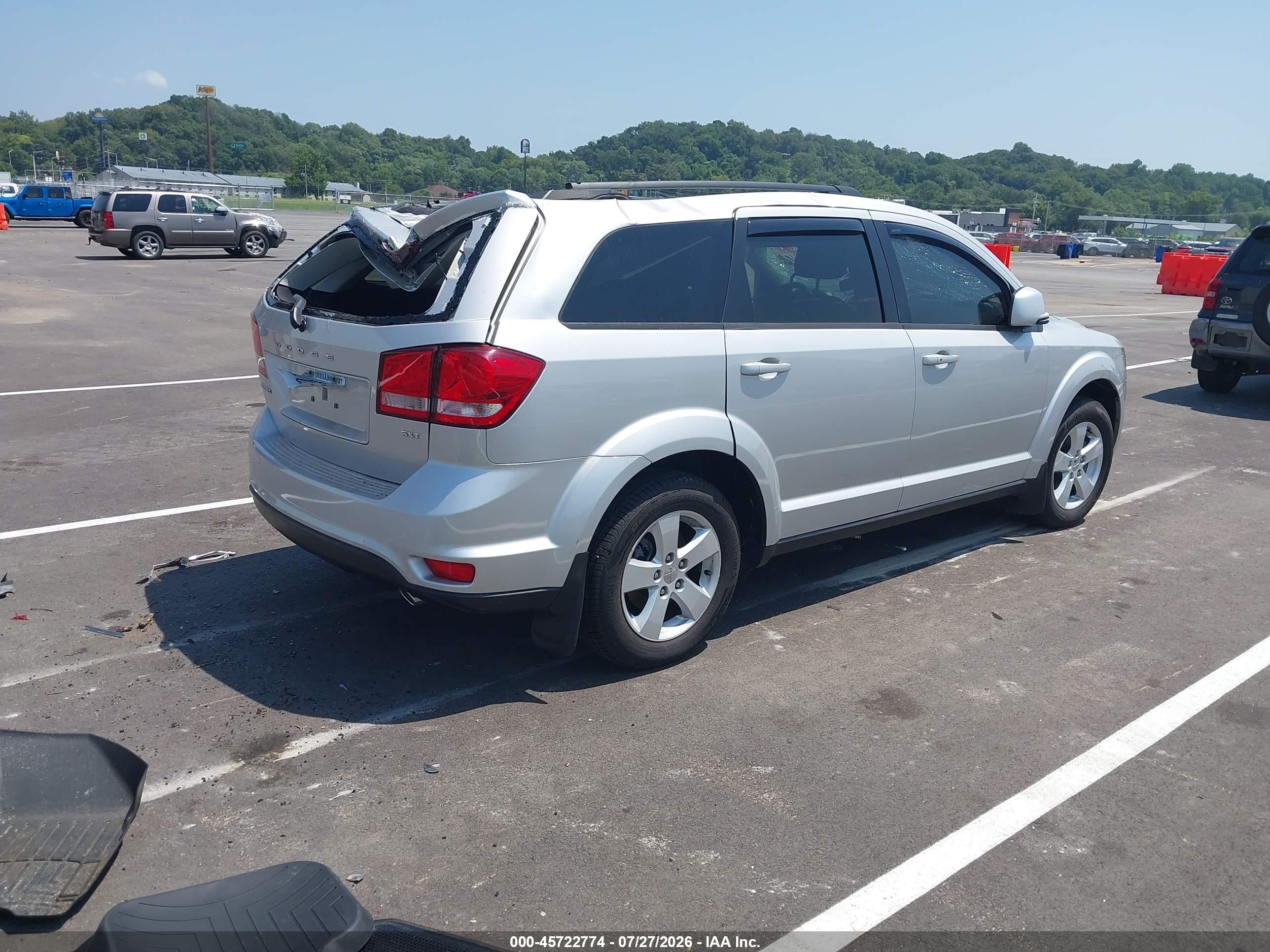 2012 Dodge Journey Sxt Gray vin: 3C4PDCBG1CT234170