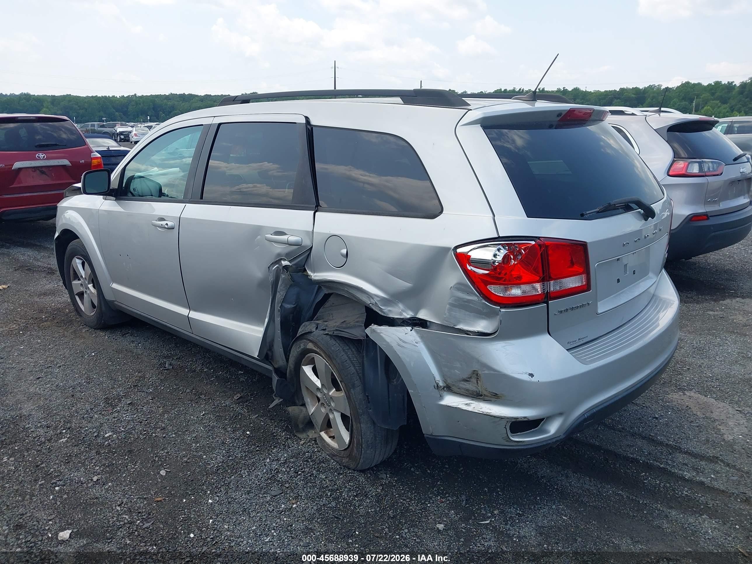 2012 Dodge Journey Sxt Серебряный vin: 3C4PDCBG1CT387423