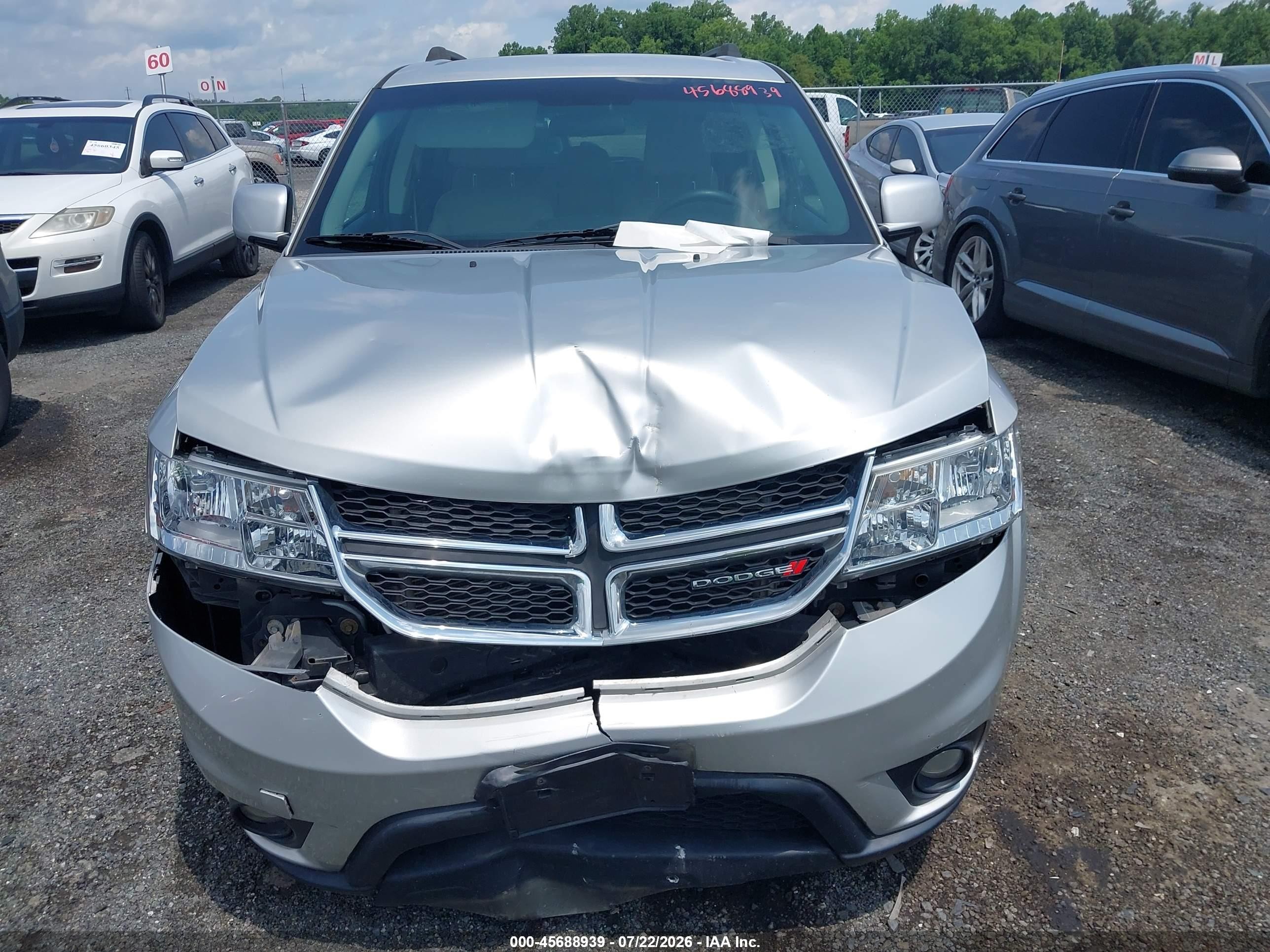 2012 Dodge Journey Sxt Серебряный vin: 3C4PDCBG1CT387423