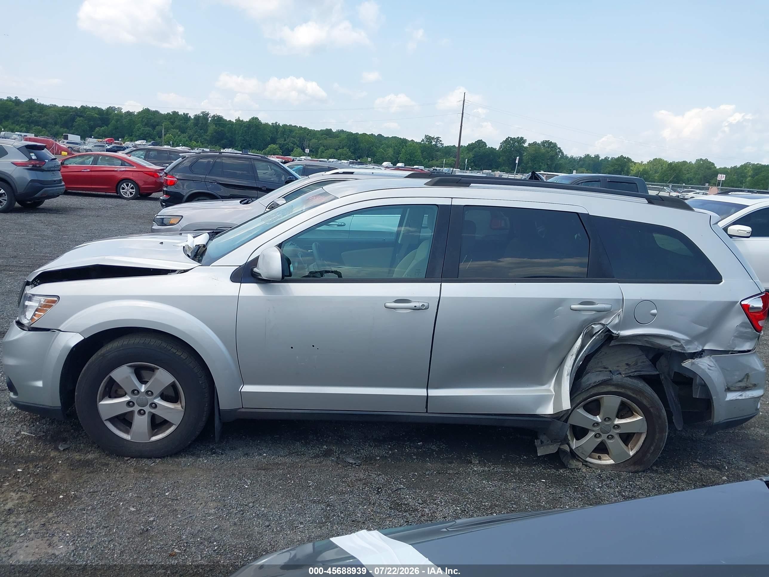 2012 Dodge Journey Sxt Серебряный vin: 3C4PDCBG1CT387423