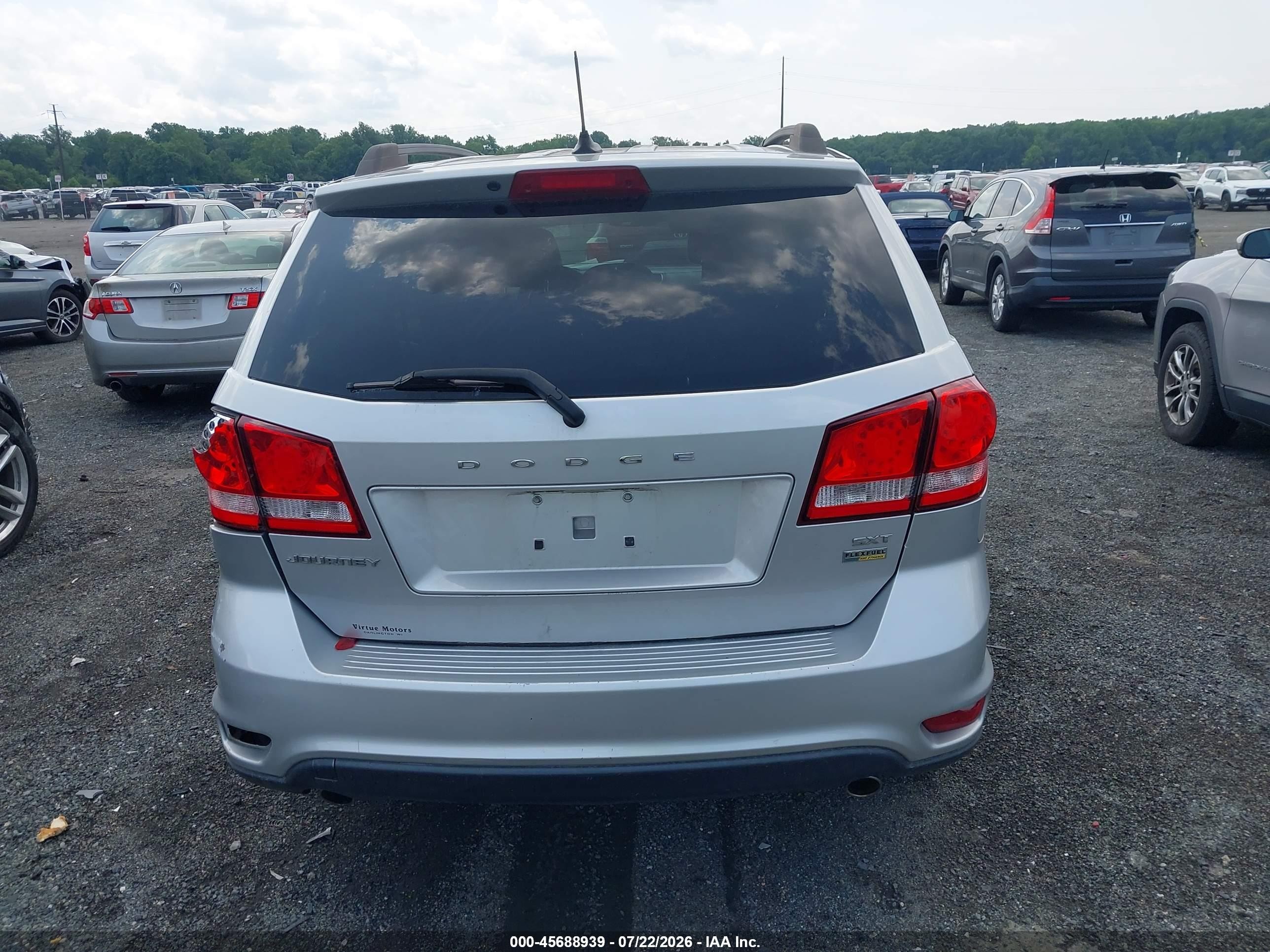 2012 Dodge Journey Sxt Серебряный vin: 3C4PDCBG1CT387423
