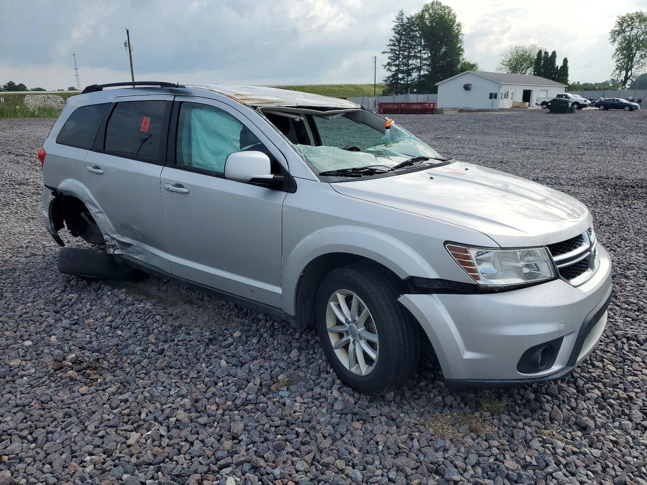2013 Dodge Journey Sxt Silver vin: 3C4PDCBG1DT523485