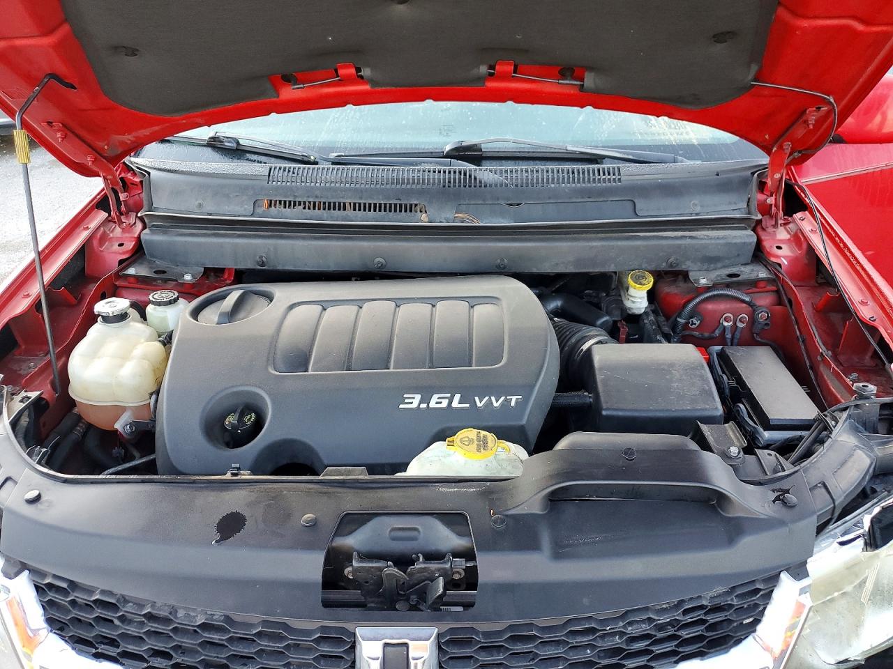 2013 Dodge Journey Sxt Red vin: 3C4PDCBG1DT661267