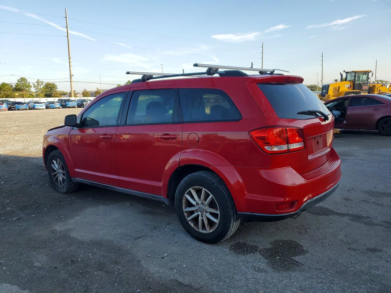 2013 Dodge Journey Sxt Red vin: 3C4PDCBG1DT661267