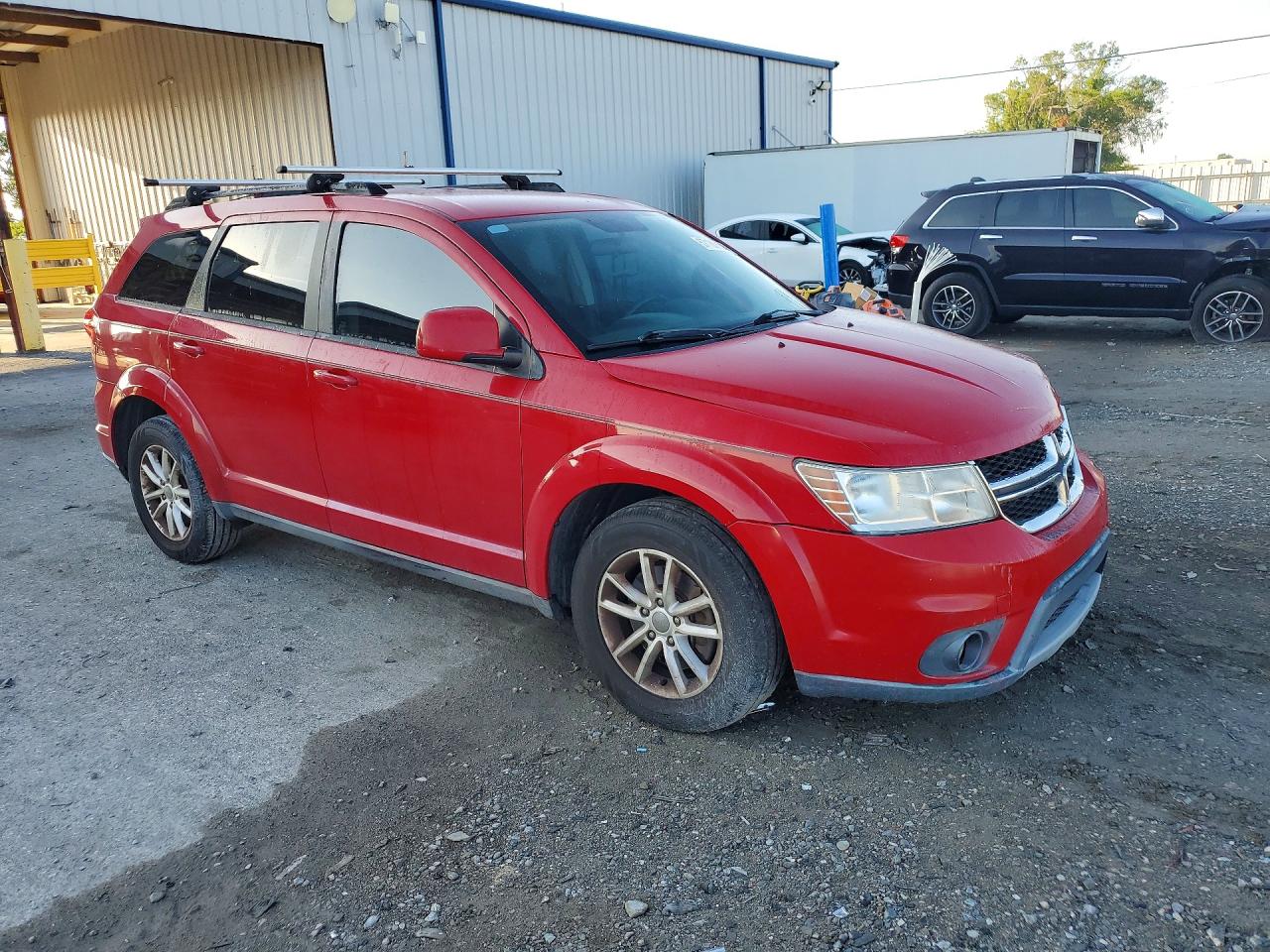2013 Dodge Journey Sxt Red vin: 3C4PDCBG1DT661267