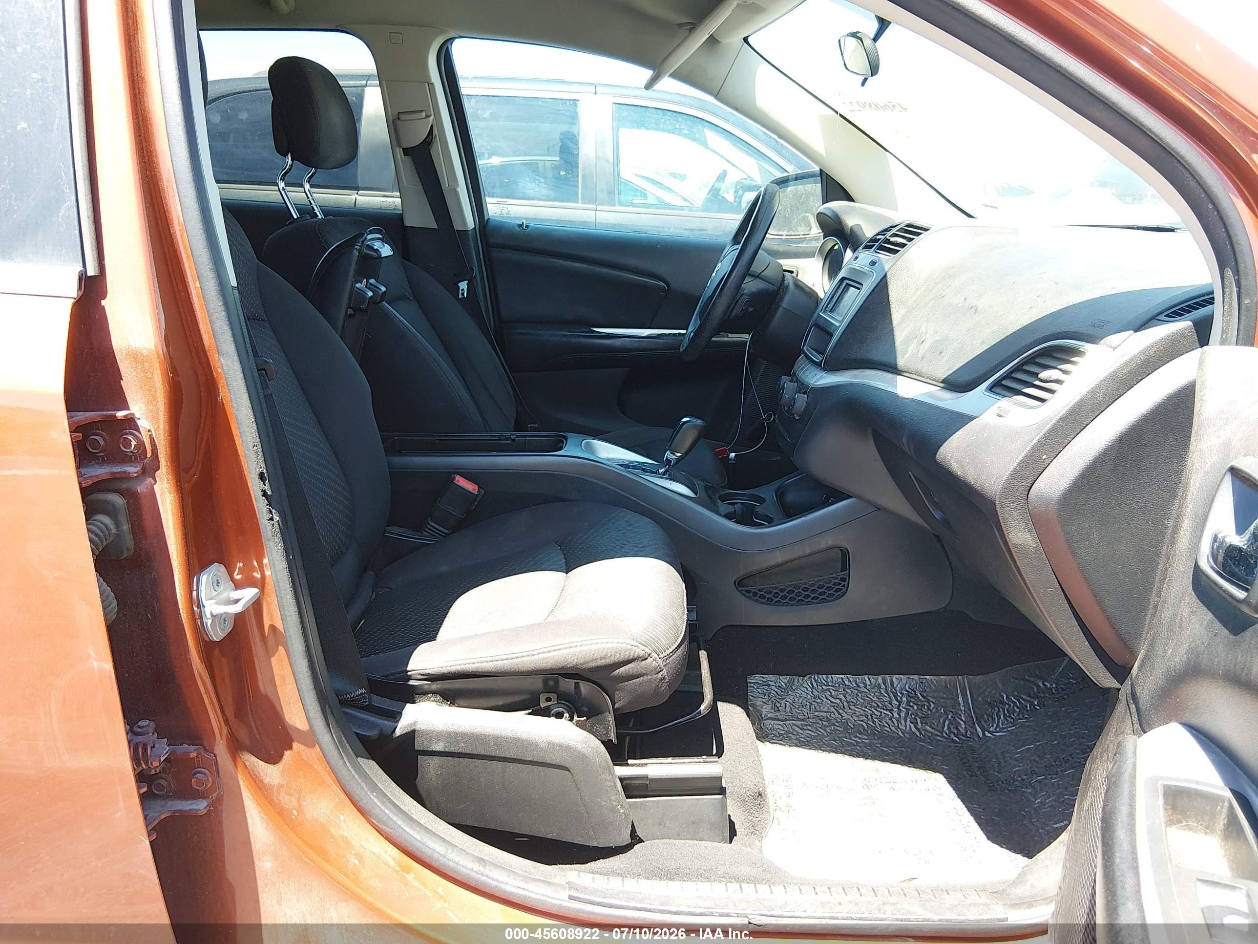 2014 Dodge Journey Sxt Orange vin: 3C4PDCBG1ET126540