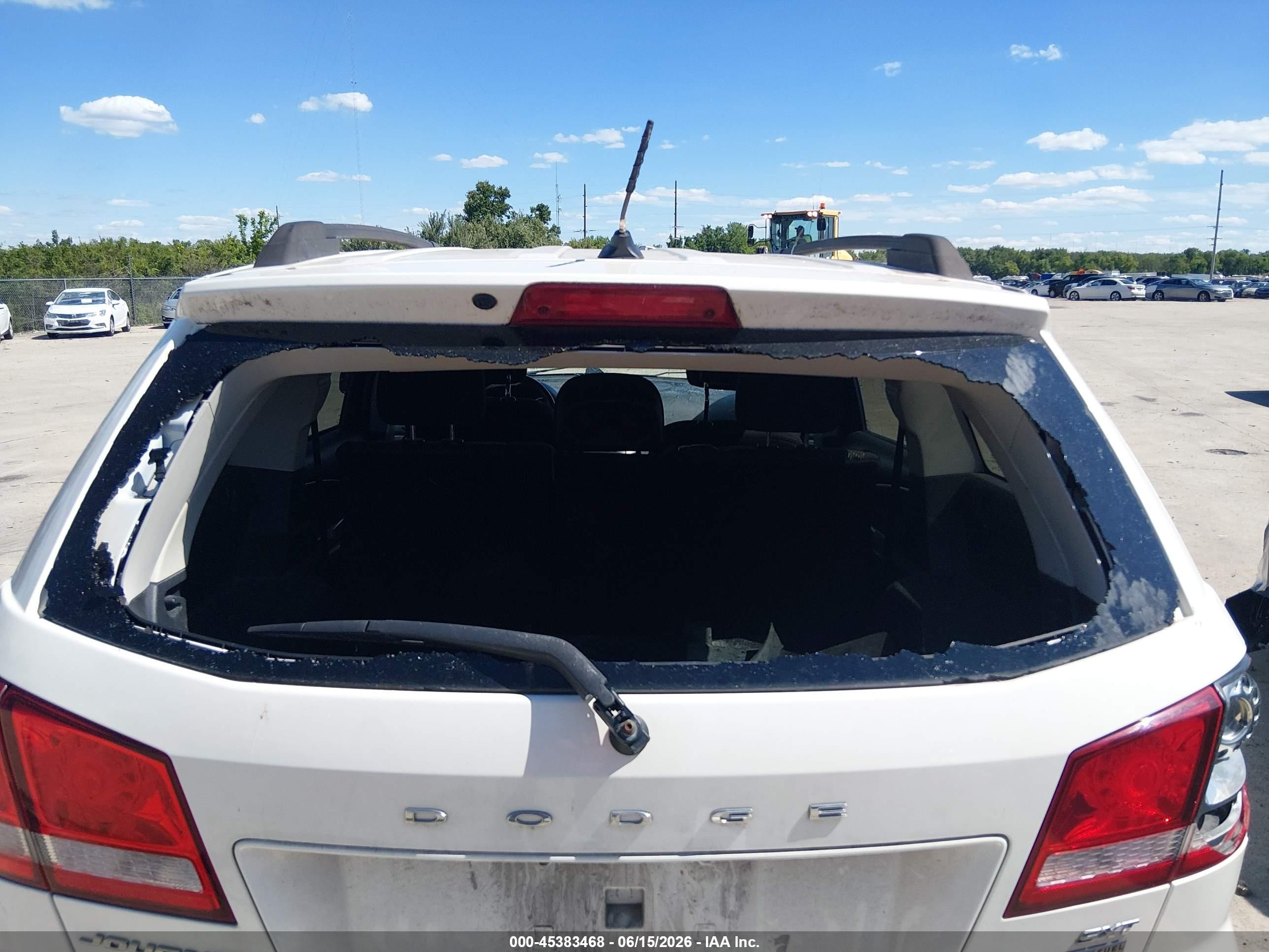 2014 Dodge Journey Sxt White vin: 3C4PDCBG1ET313583