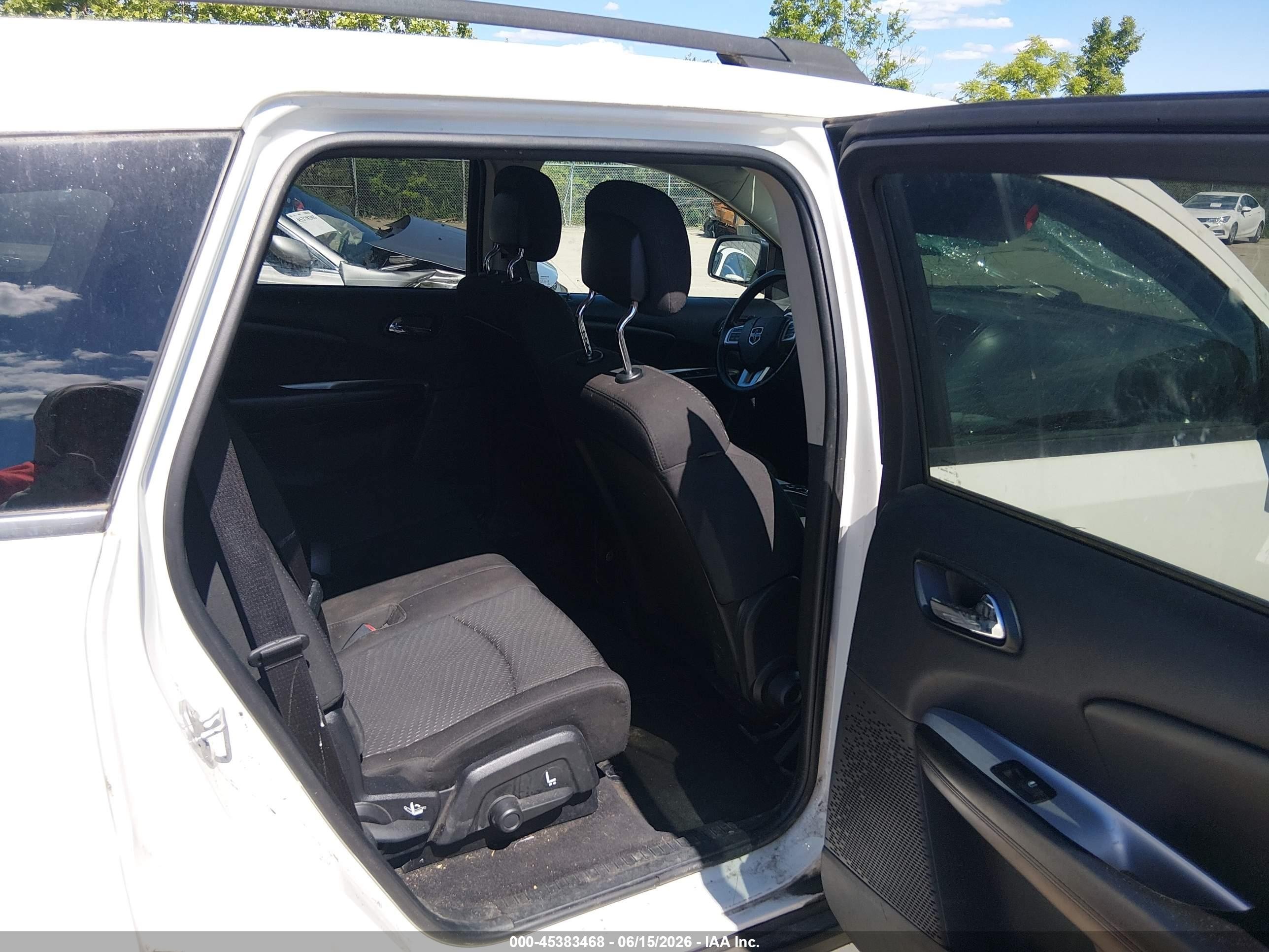 2014 Dodge Journey Sxt White vin: 3C4PDCBG1ET313583
