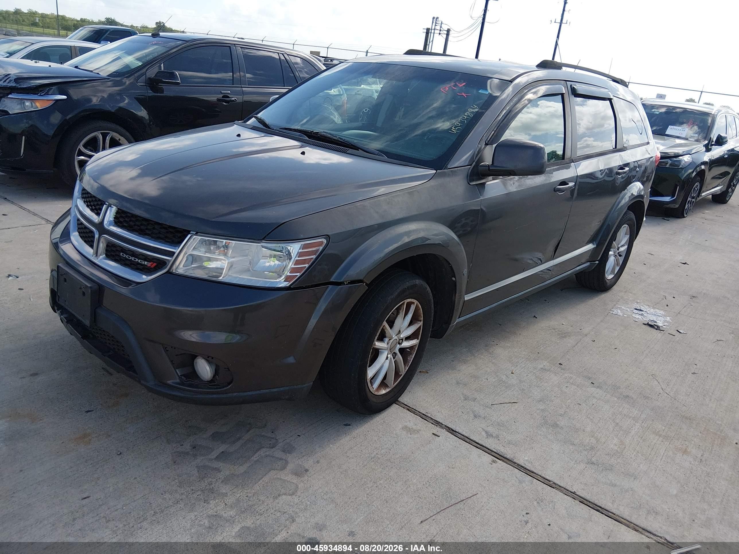 2015 Dodge Journey Sxt Серый vin: 3C4PDCBG1FT539981