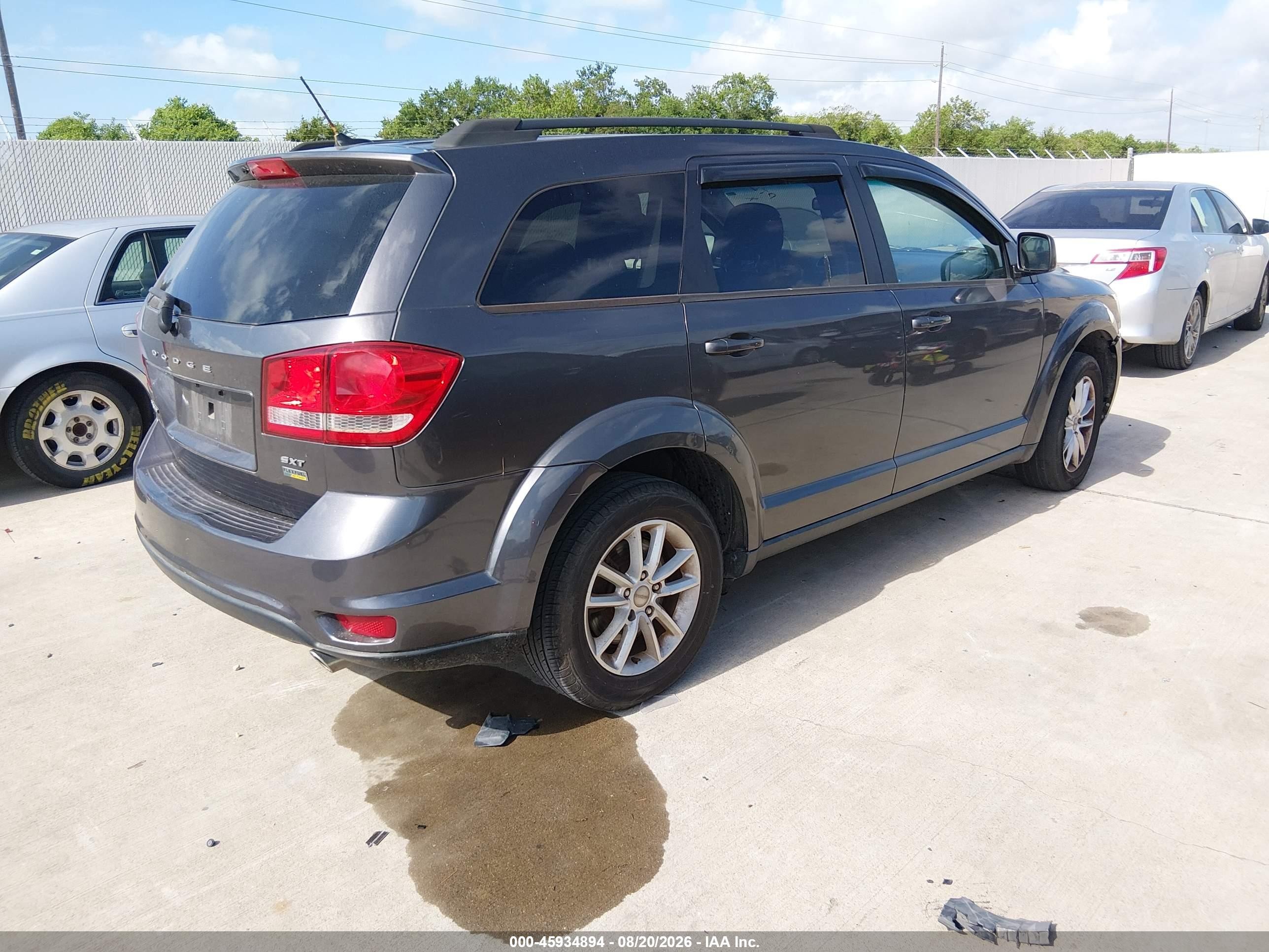 2015 Dodge Journey Sxt Серый vin: 3C4PDCBG1FT539981