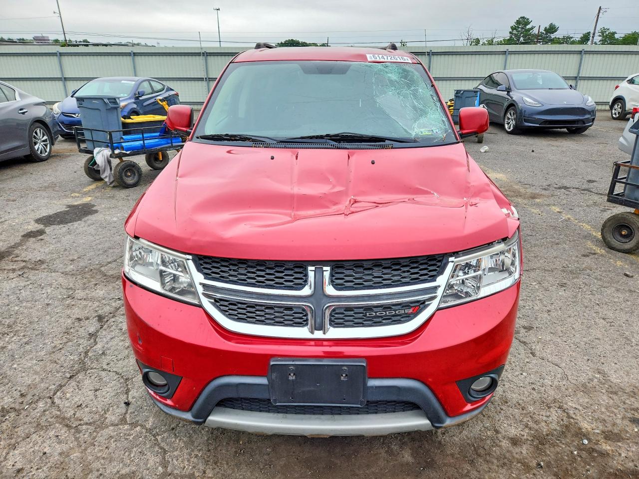 2015 Dodge Journey Sxt Красный vin: 3C4PDCBG1FT578408