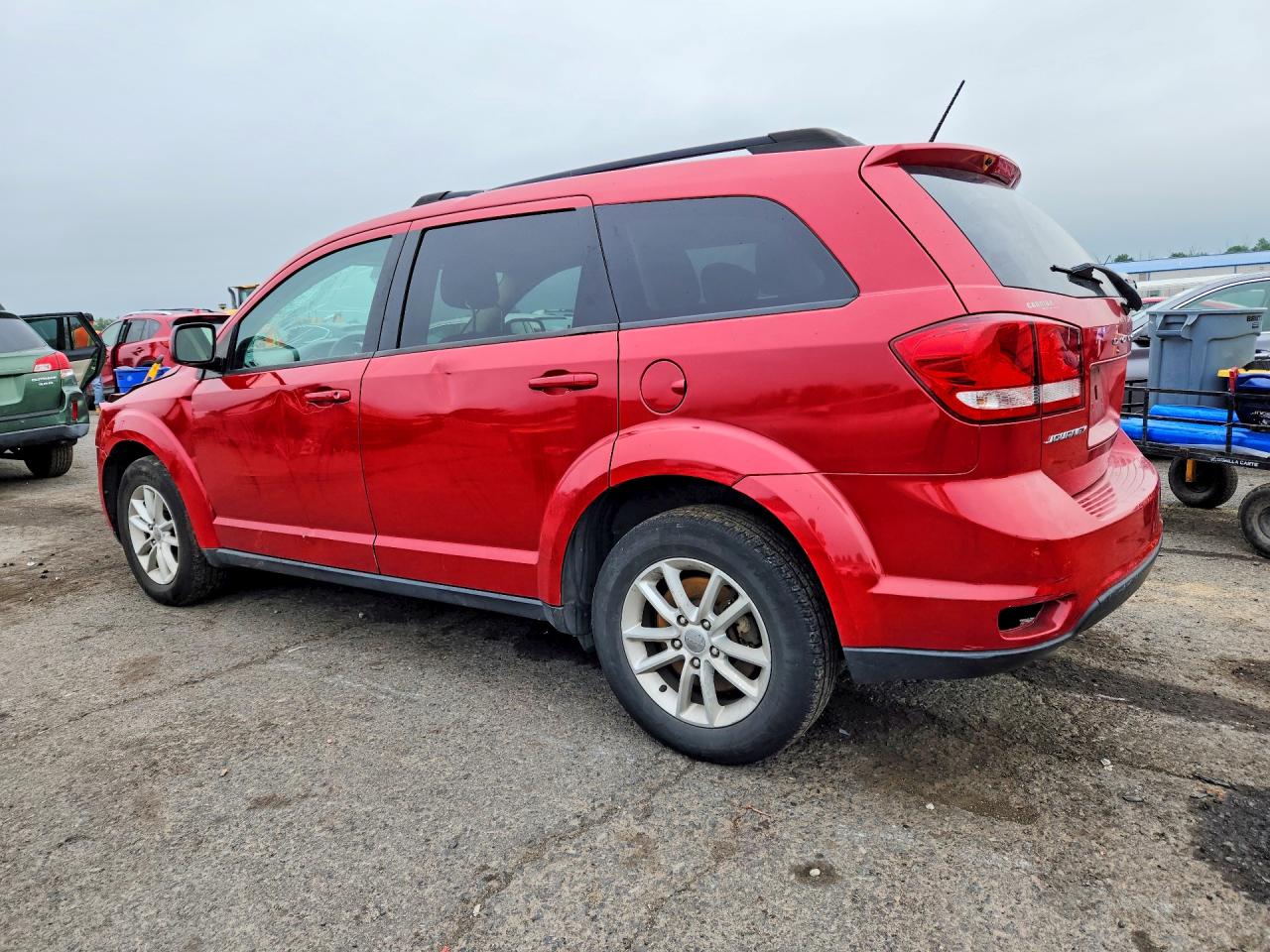 2015 Dodge Journey Sxt Красный vin: 3C4PDCBG1FT578408
