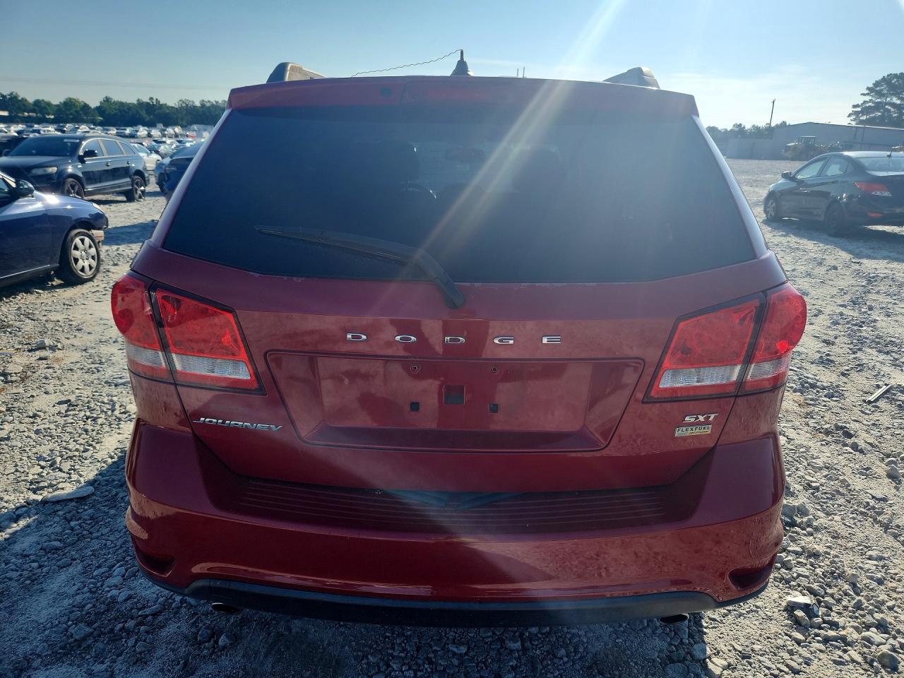 2015 Dodge Journey Sxt Red vin: 3C4PDCBG1FT580045