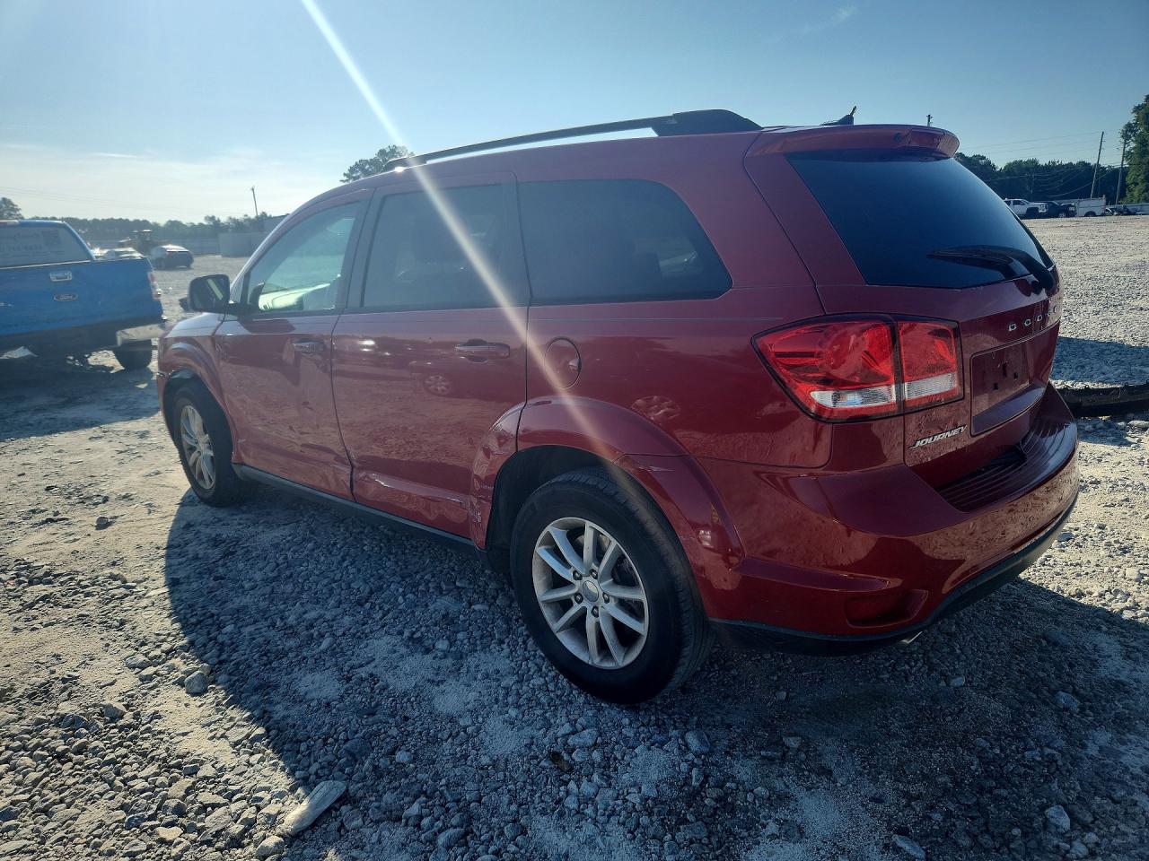 2015 Dodge Journey Sxt Red vin: 3C4PDCBG1FT580045