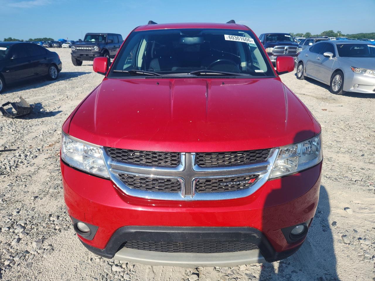2015 Dodge Journey Sxt Red vin: 3C4PDCBG1FT580045