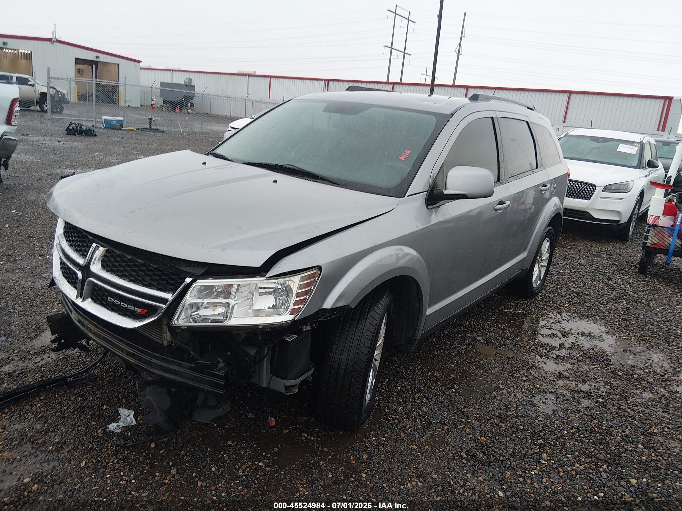 2015 Dodge Journey Sxt Silver vin: 3C4PDCBG1FT637070