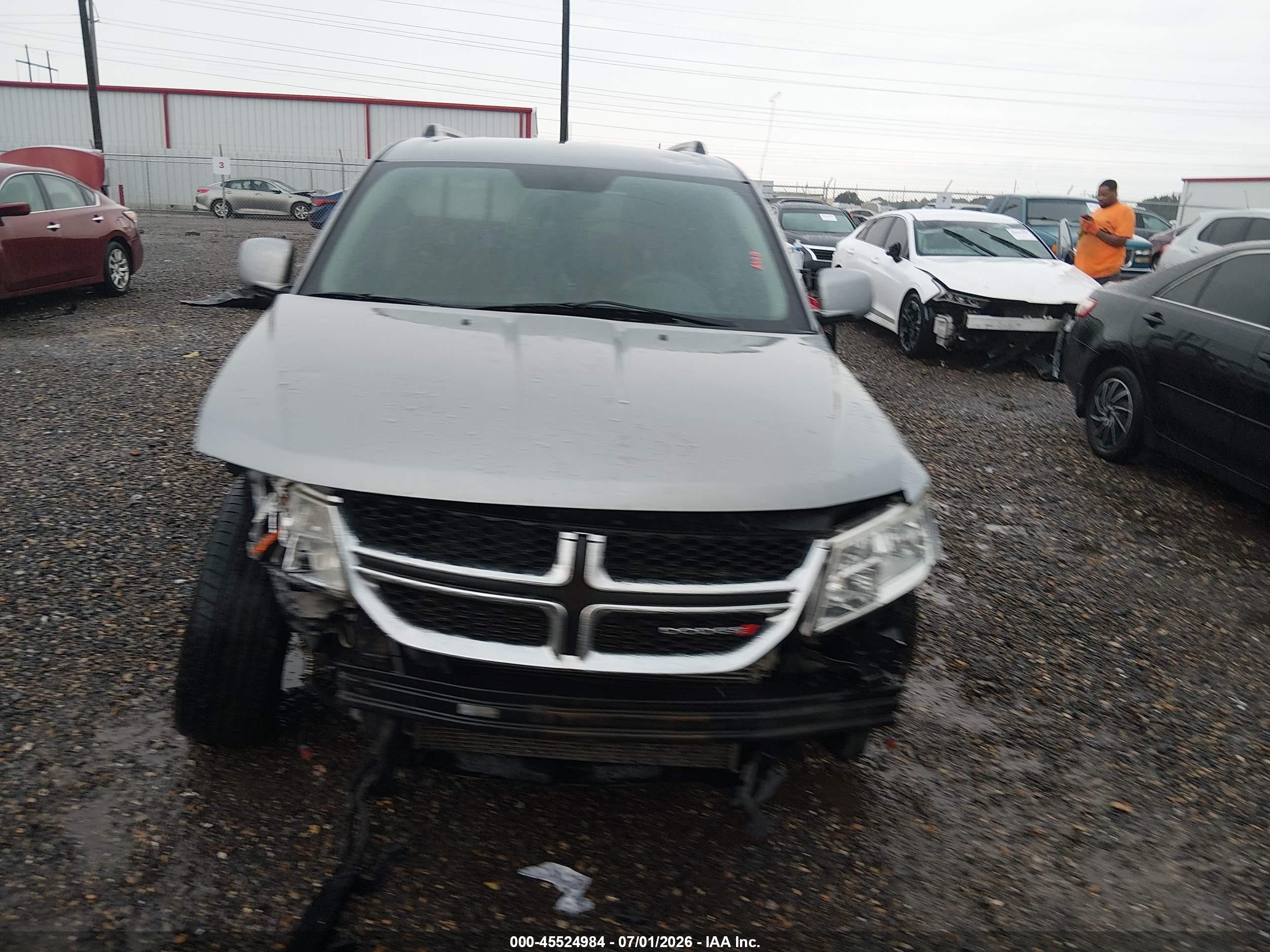 2015 Dodge Journey Sxt Silver vin: 3C4PDCBG1FT637070