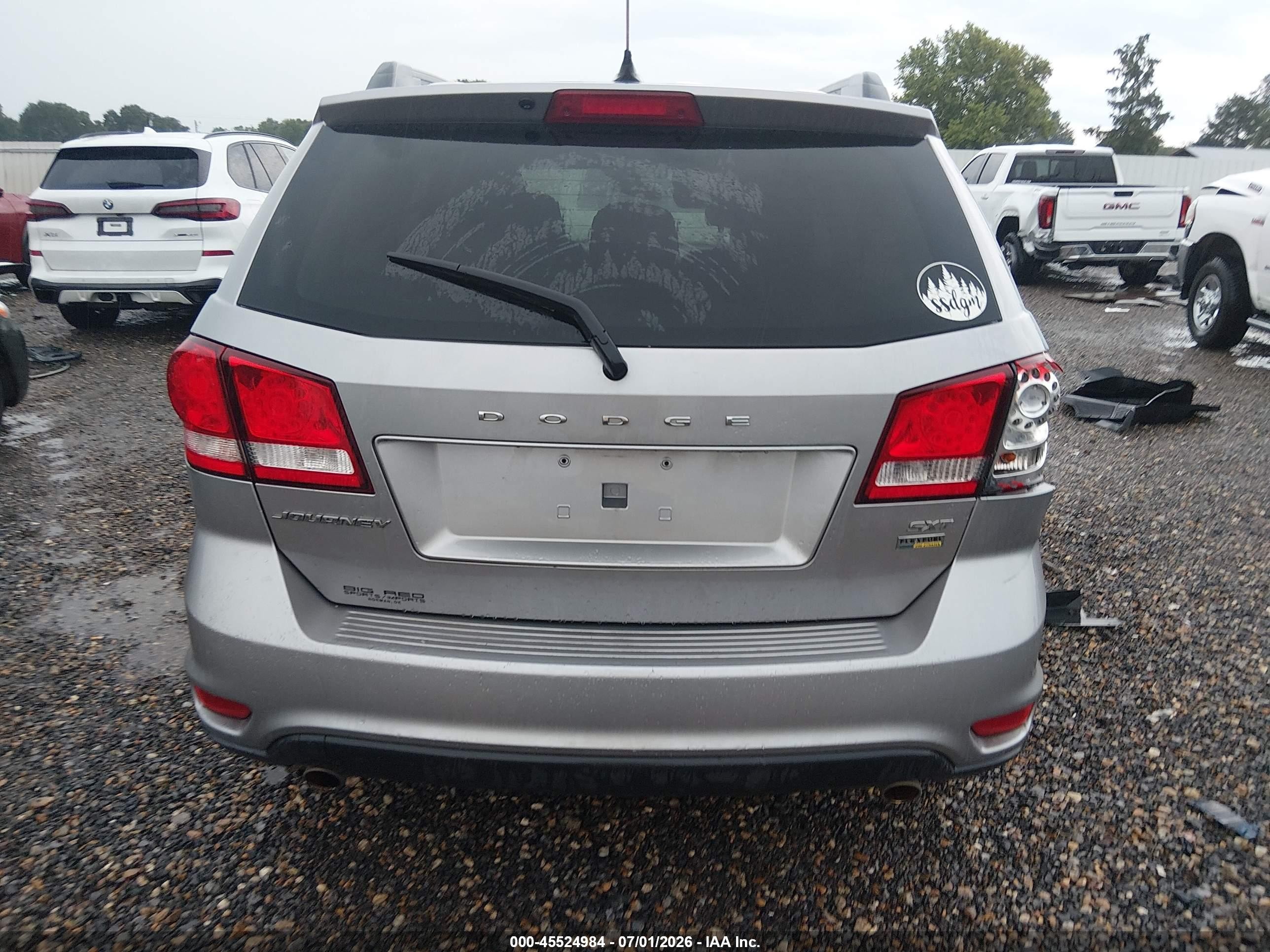 2015 Dodge Journey Sxt Silver vin: 3C4PDCBG1FT637070