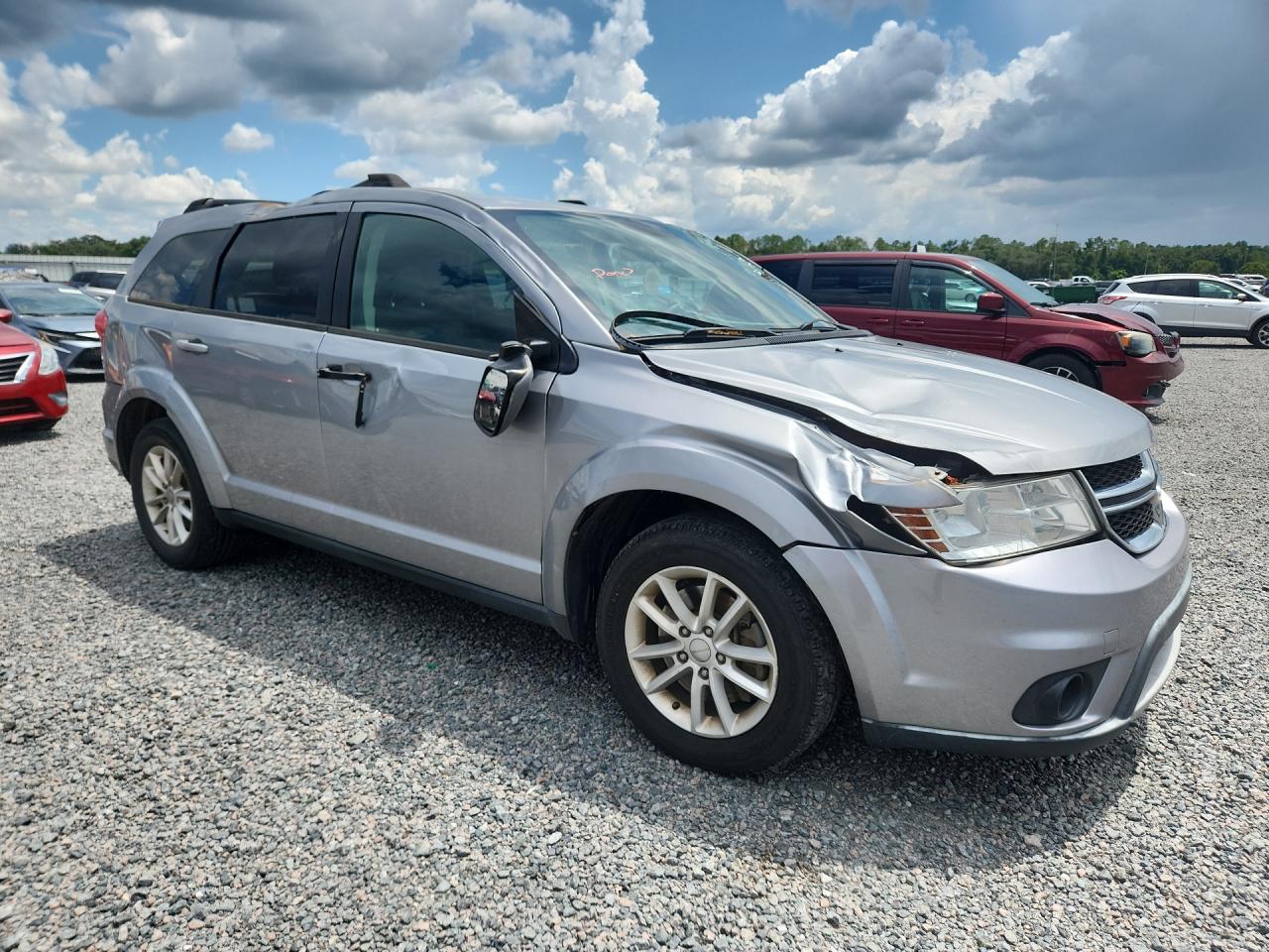 2015 Dodge Journey Sxt Silver vin: 3C4PDCBG1FT637229