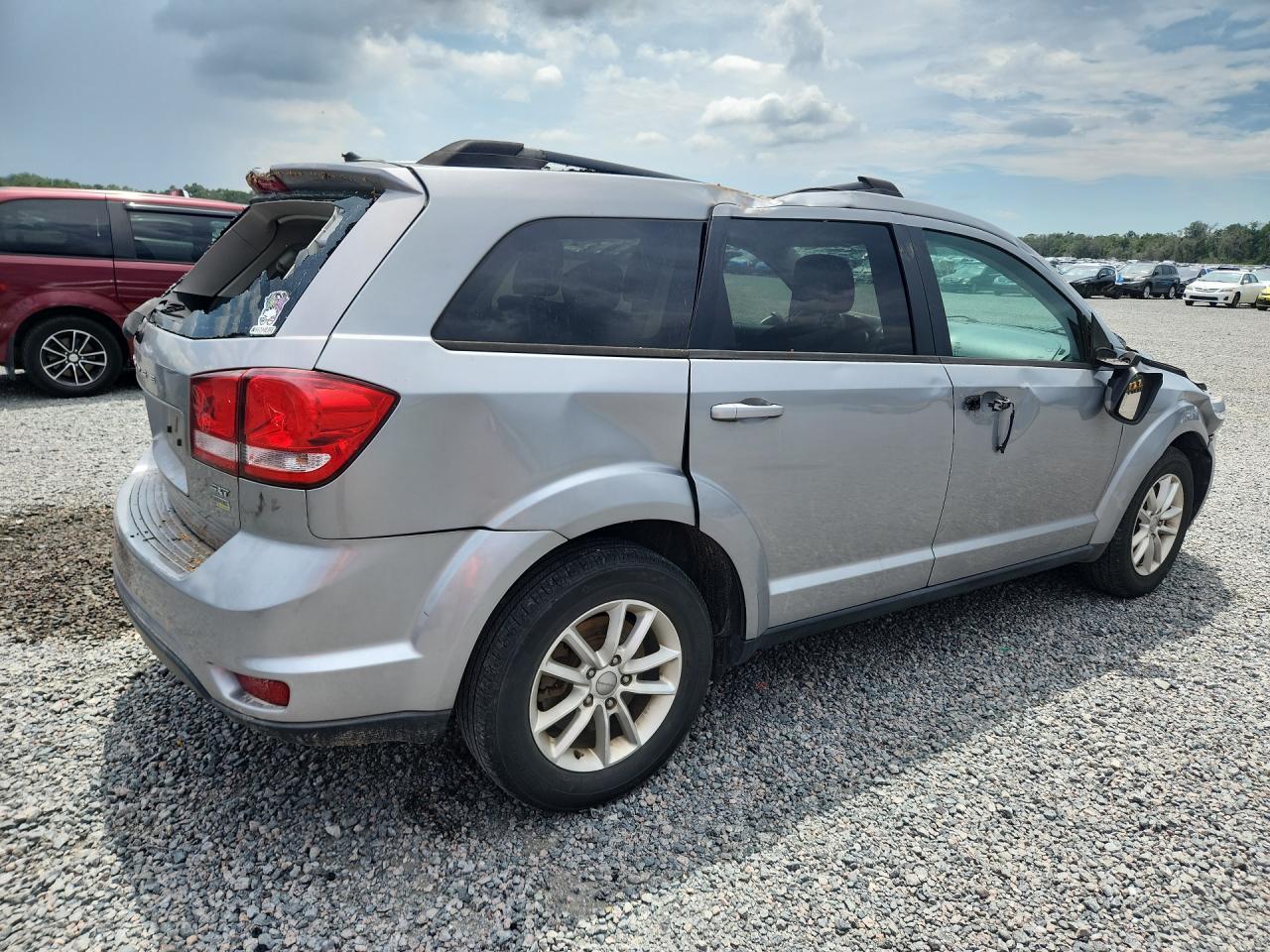 2015 Dodge Journey Sxt Silver vin: 3C4PDCBG1FT637229