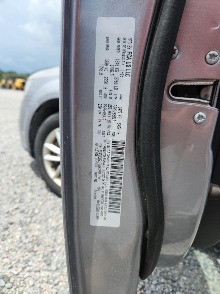 2015 Dodge Journey Sxt Silver vin: 3C4PDCBG1FT637229
