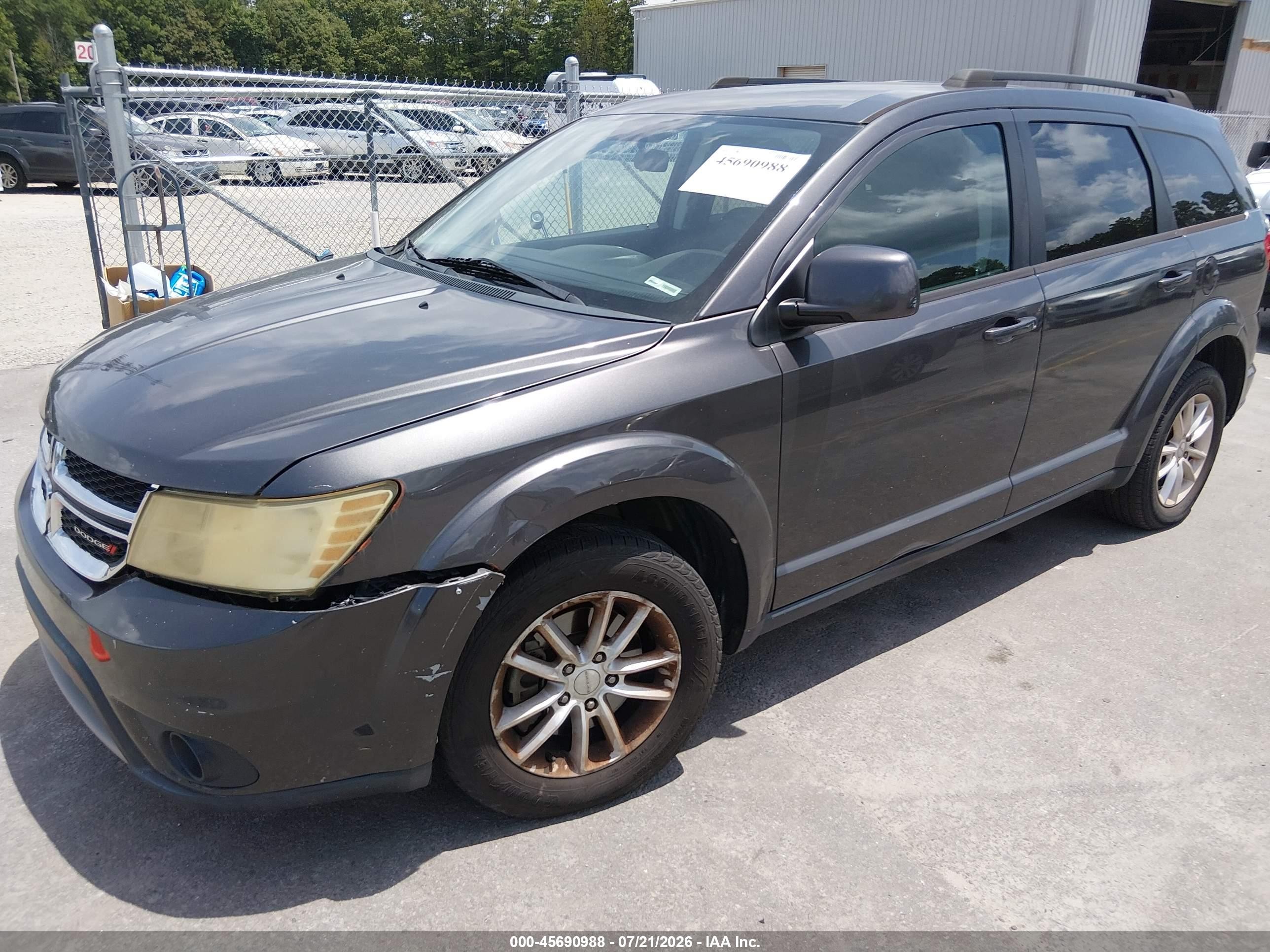 2015 Dodge Journey Sxt Gray vin: 3C4PDCBG1FT718411