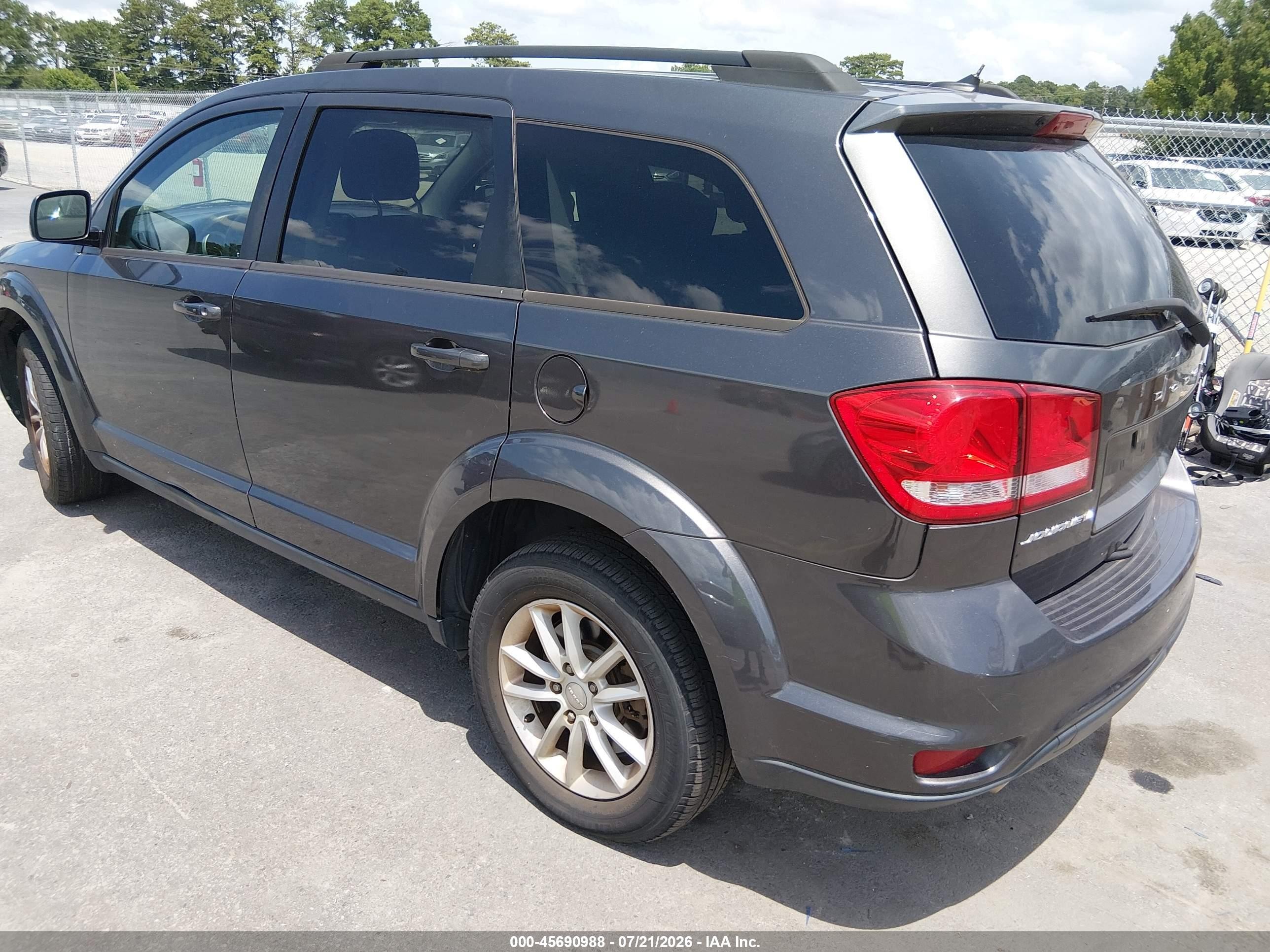 2015 Dodge Journey Sxt Gray vin: 3C4PDCBG1FT718411