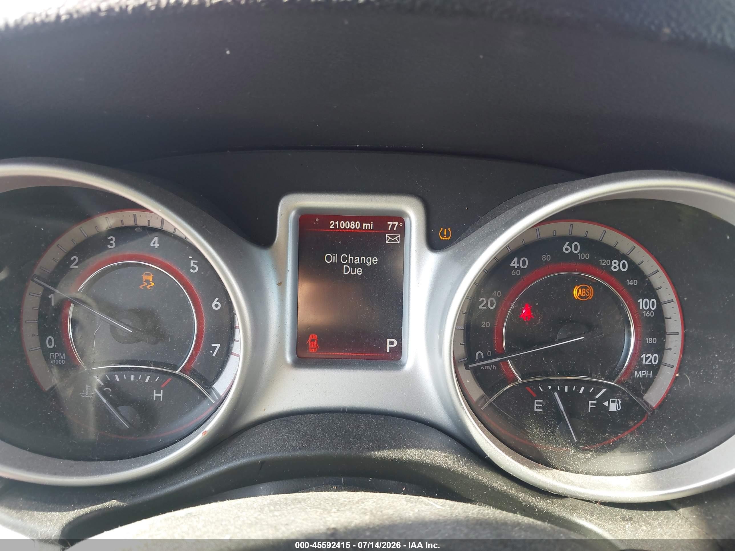 2015 Dodge Journey Sxt Red vin: 3C4PDCBG1FT733913